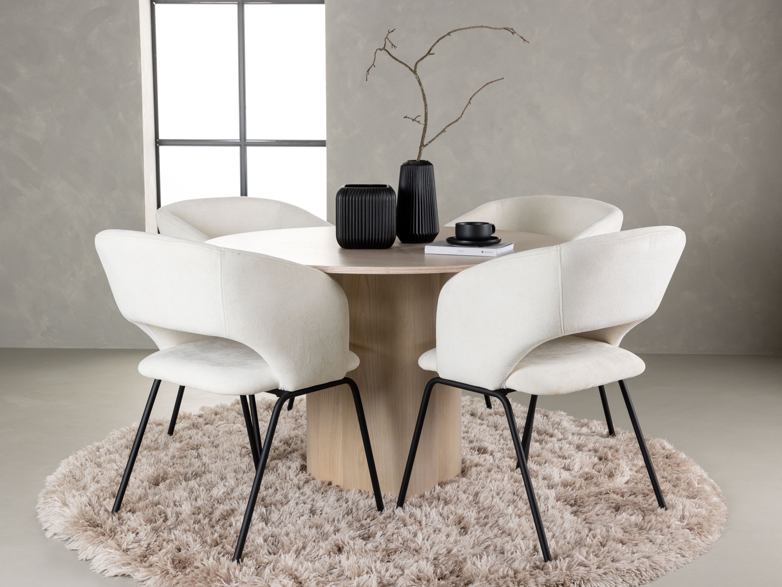 Set sala da pranzo Dallas 5132 (Luminoso legno)