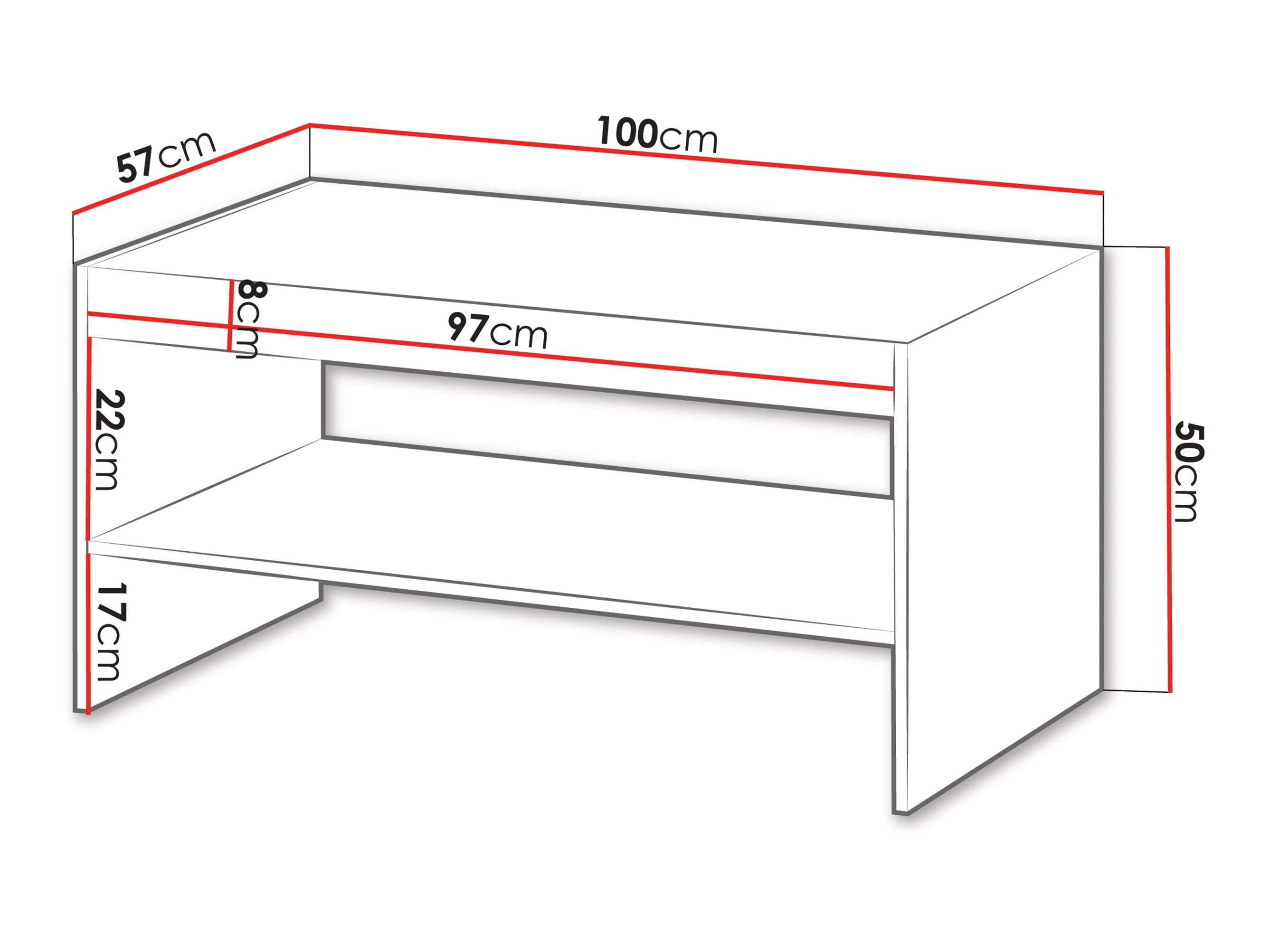 Tavolino da caffè Evavese 107 (Beige)