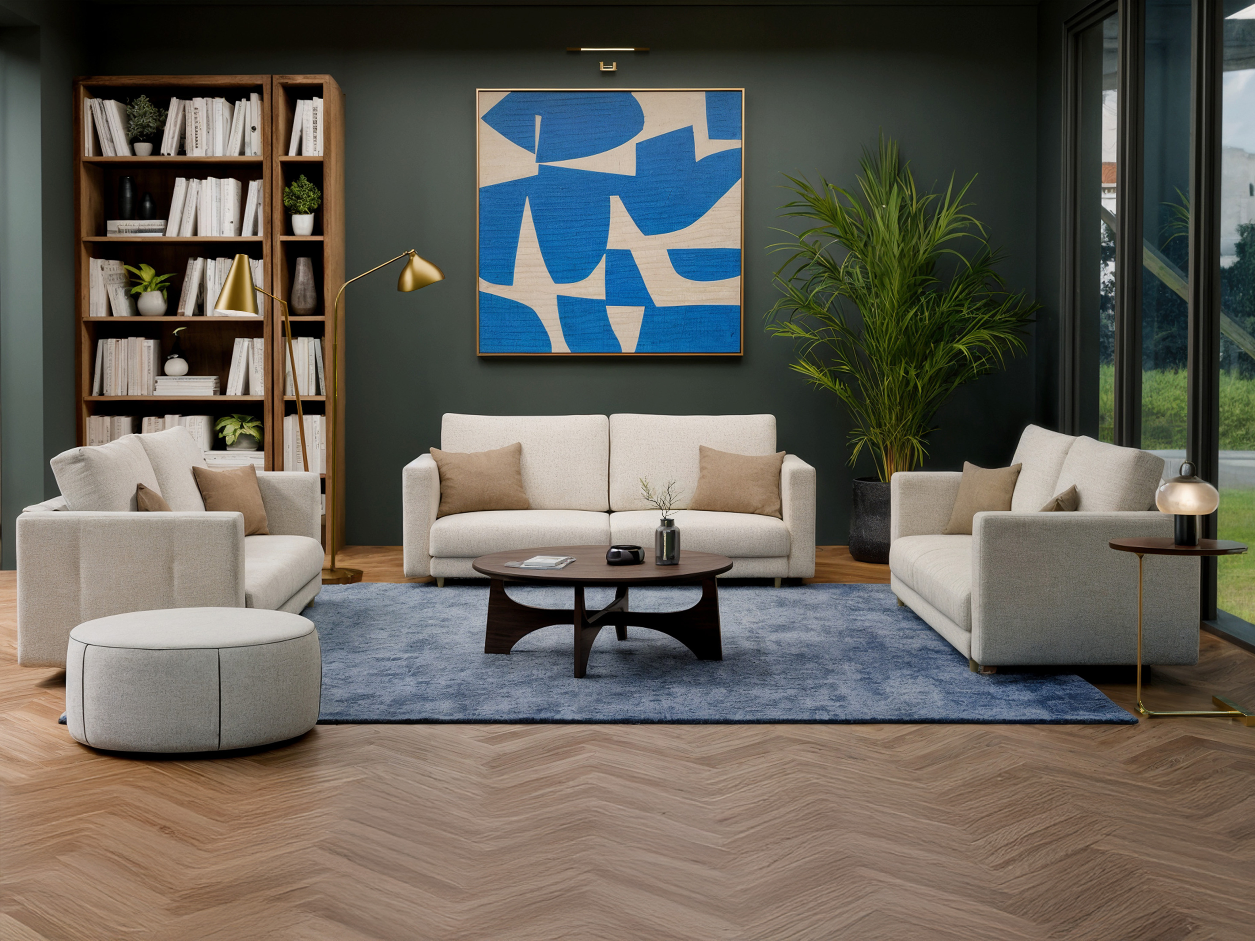 Divano letto Mandeville 353 (Beige)