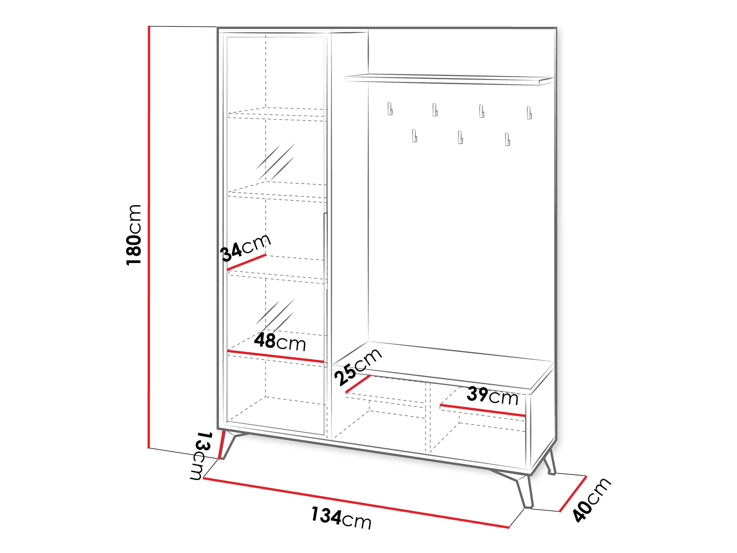 Set arredo da corridoio Comfivo Citrus