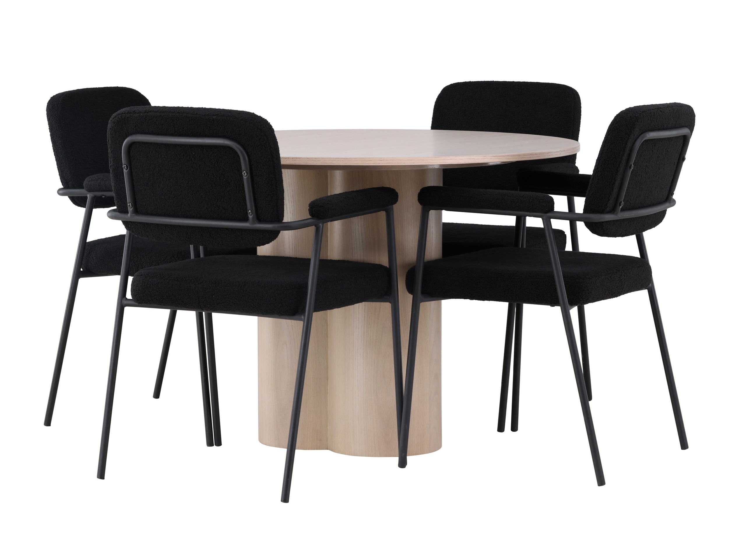 Set sala da pranzo Dallas 4358 (Luminoso legno)