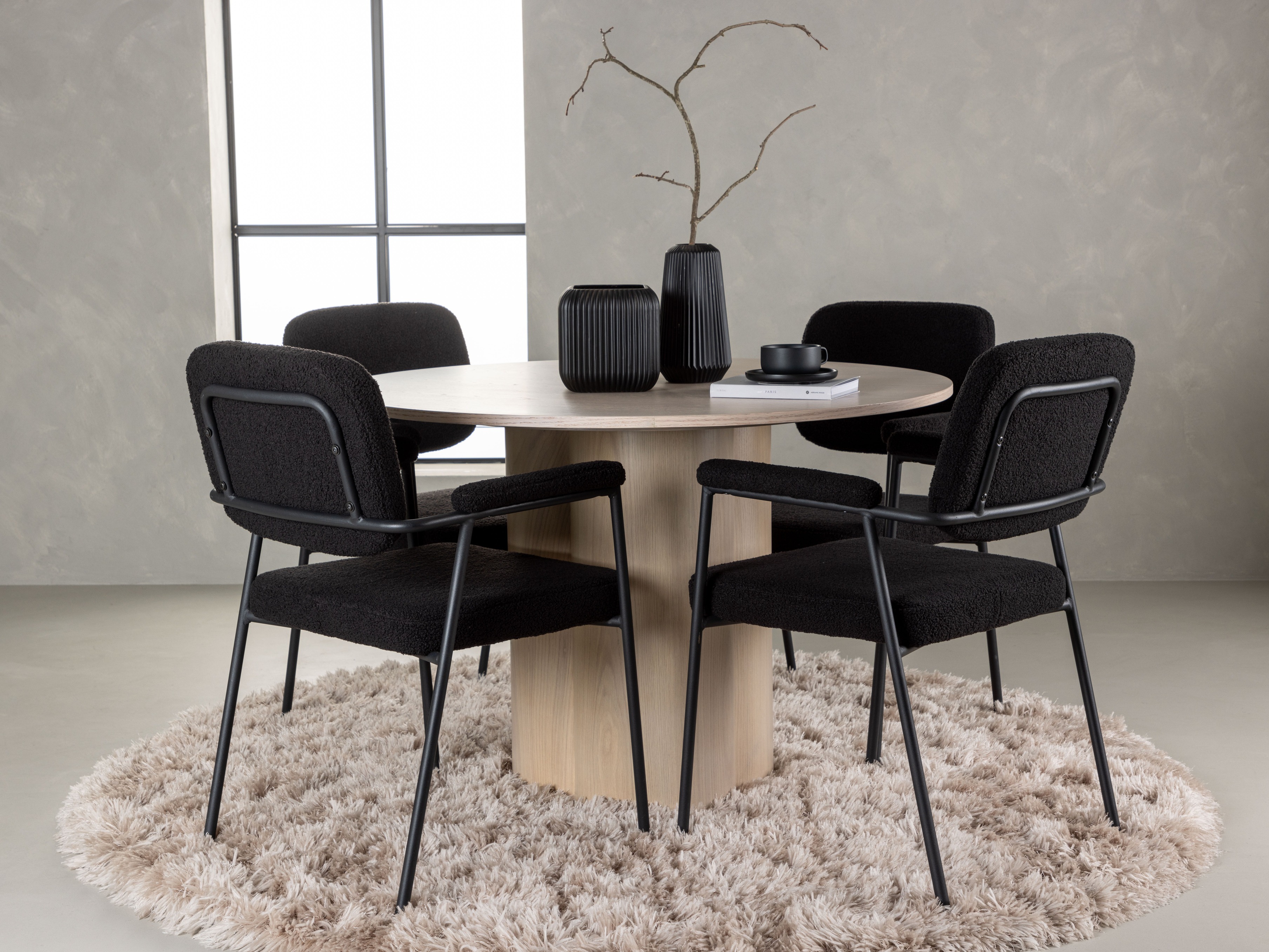 Set sala da pranzo Dallas 4358 (Luminoso legno)