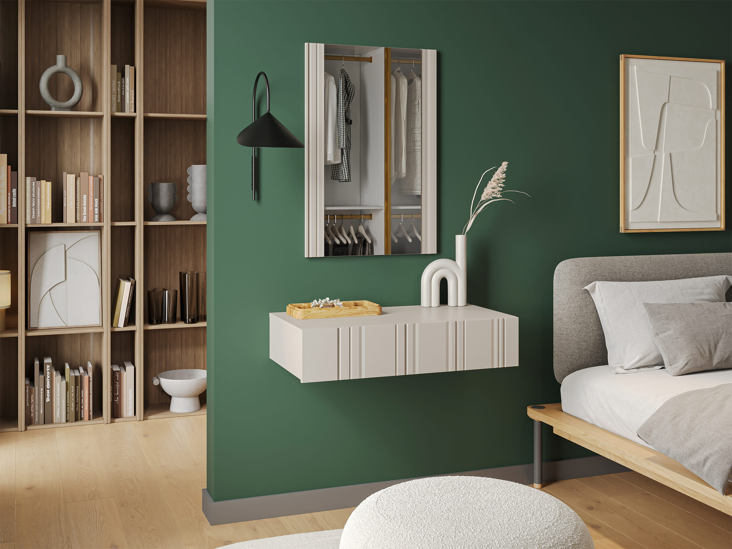 Specchiera Evavese 109 (Beige)