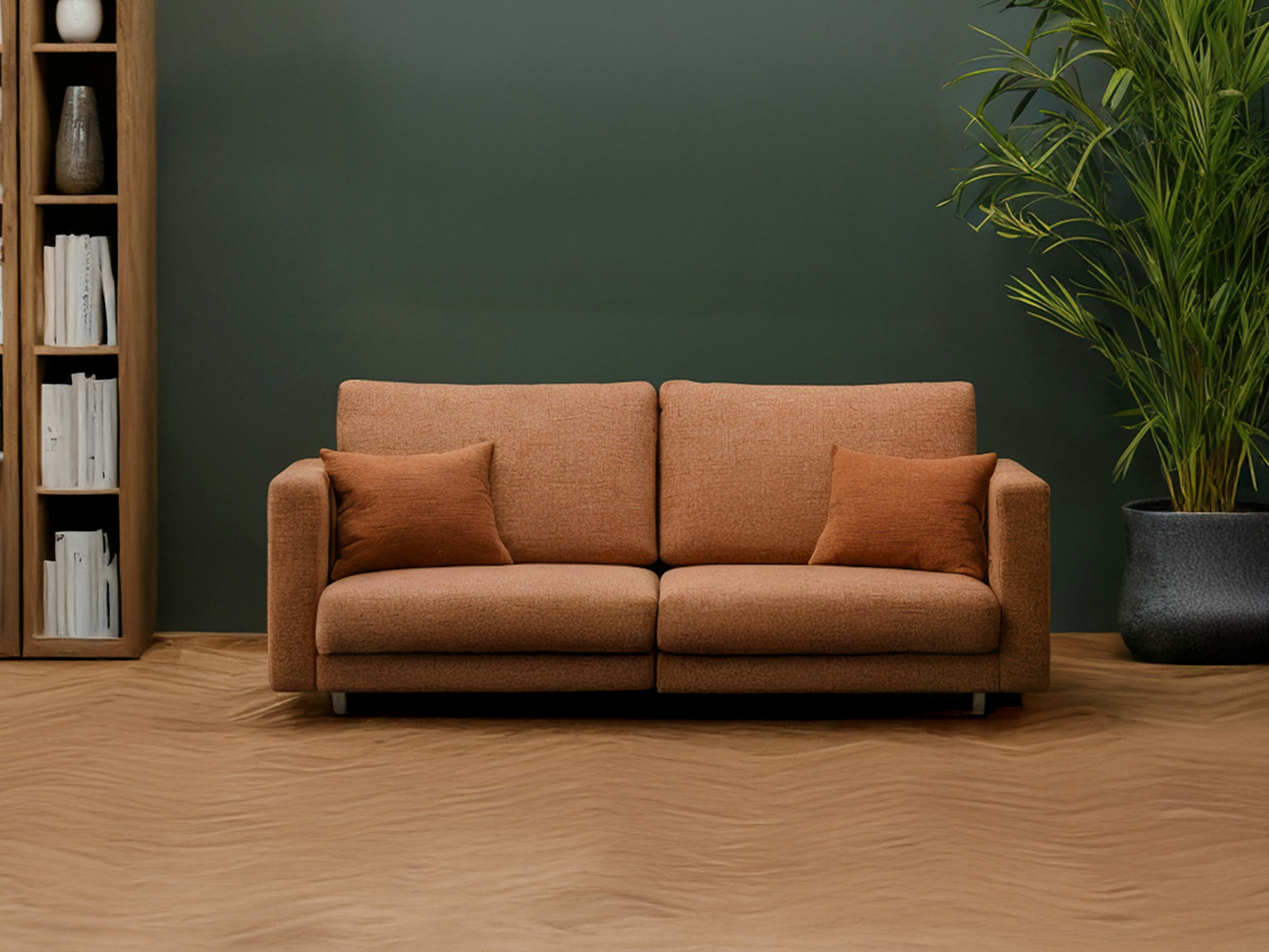 Divano letto Mandeville 353 (Arancione)