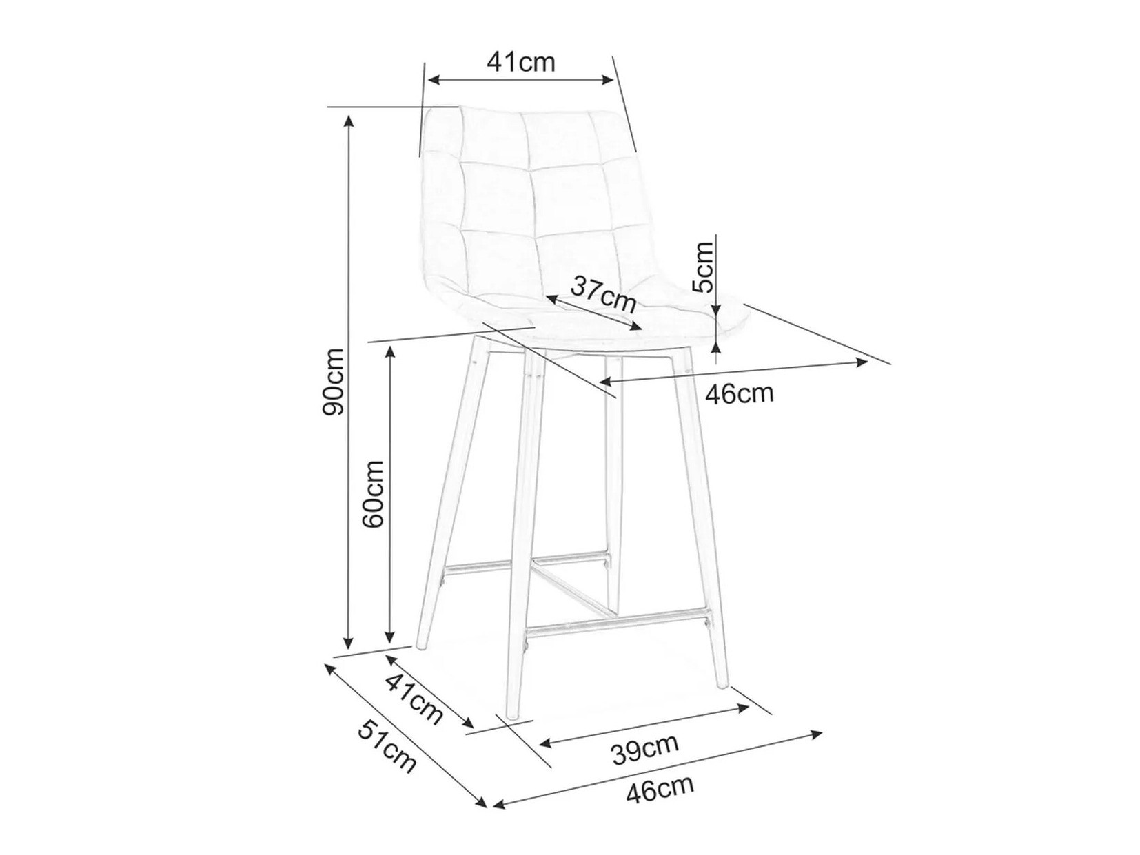 Sgabello da bar SL5276