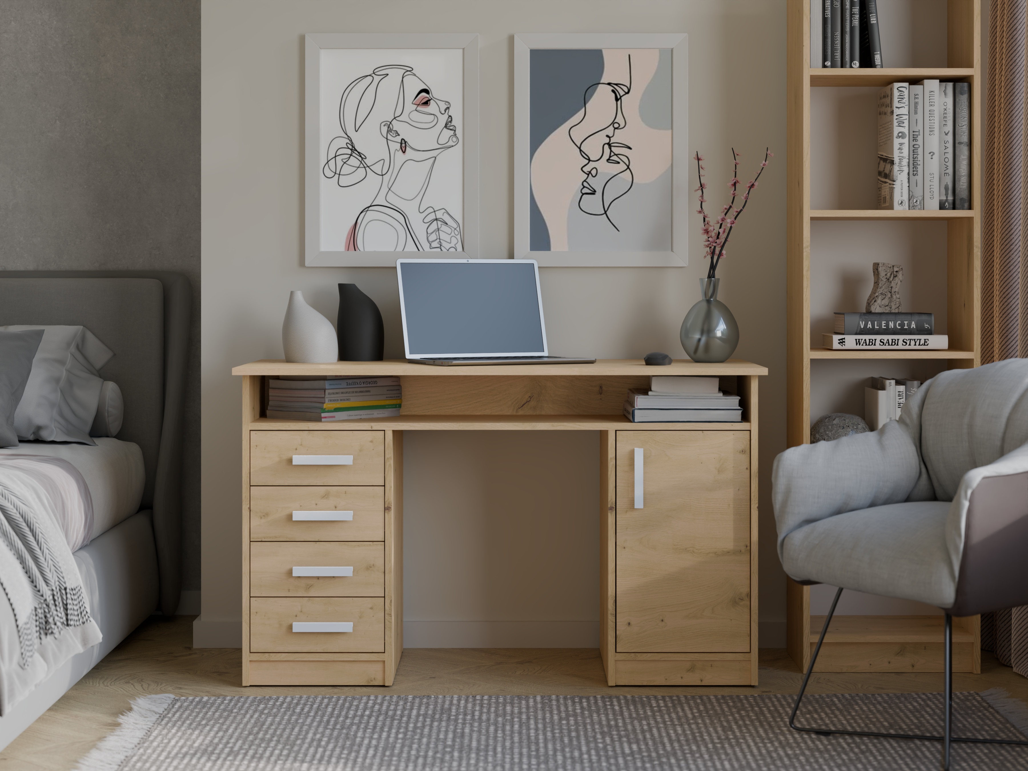 Scrivania da ufficio Mandeville 329 (Artisan aok)