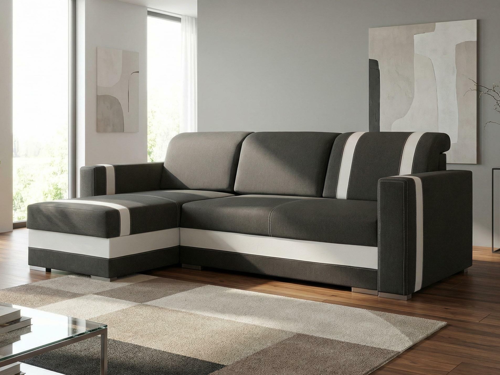Divano angolare Edinburg 101 (Inari 96 + Cayenne 1115)