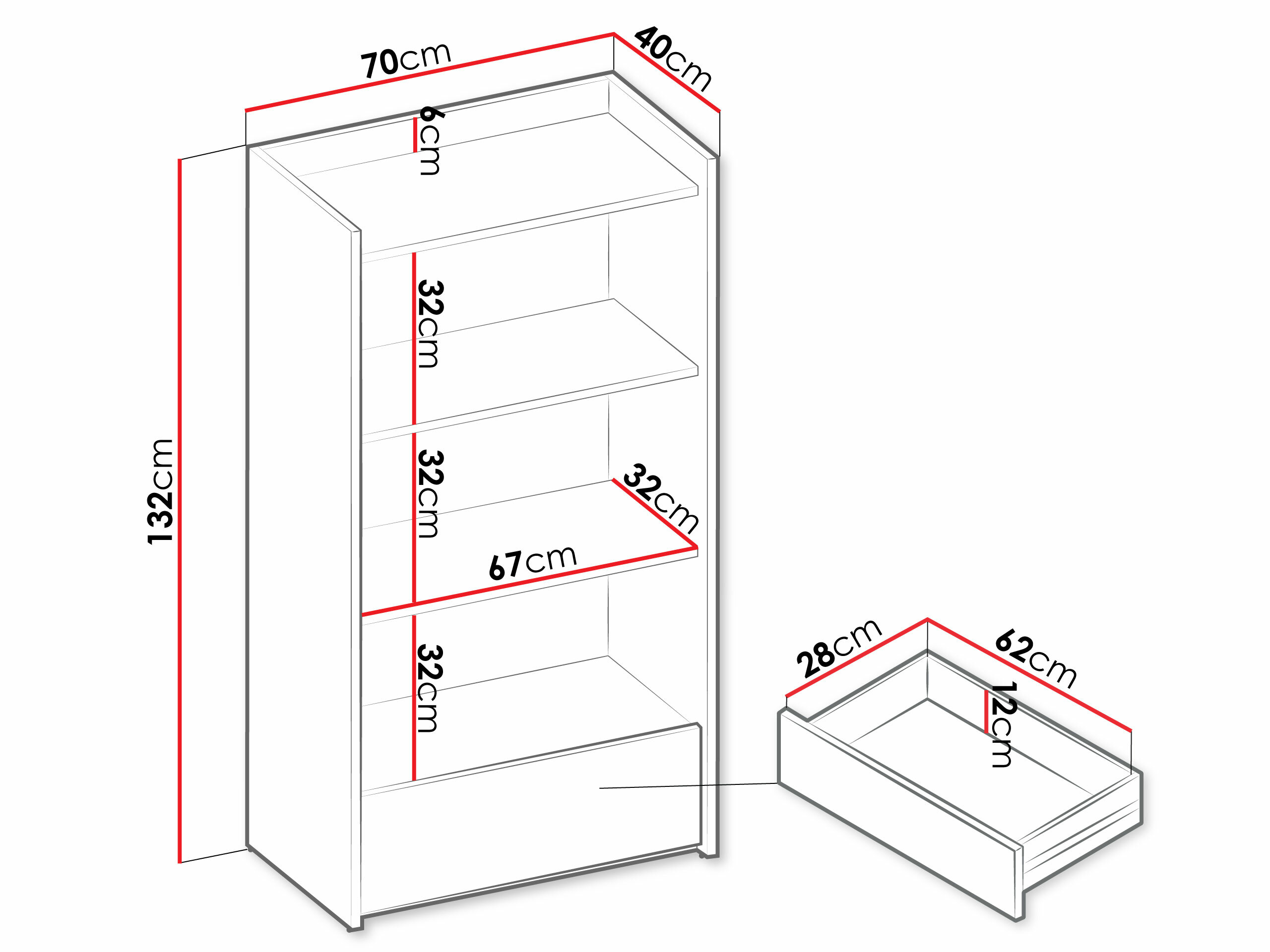 Scaffale Tivseva 104