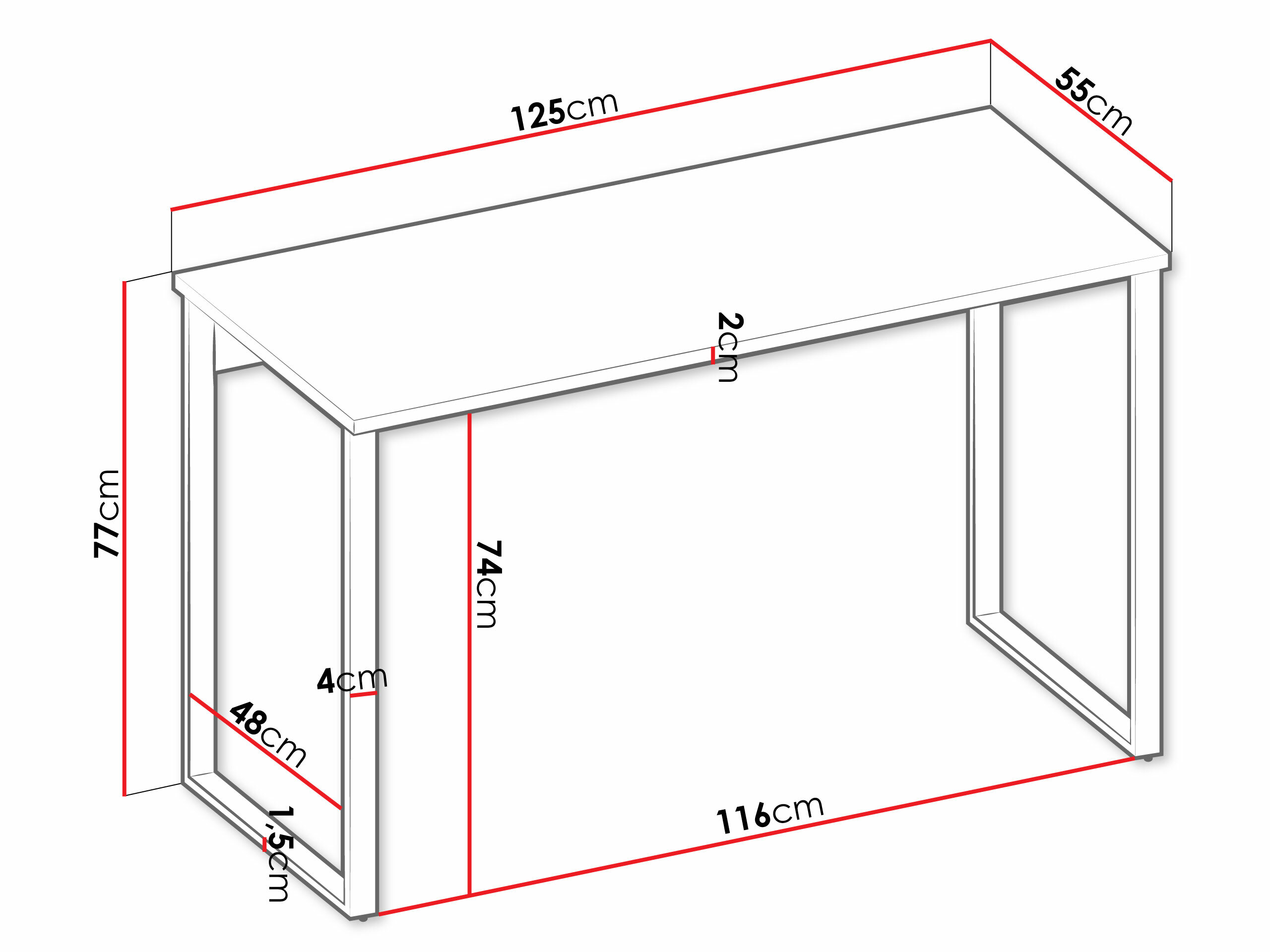 Scrivania da ufficio Tivseva 107