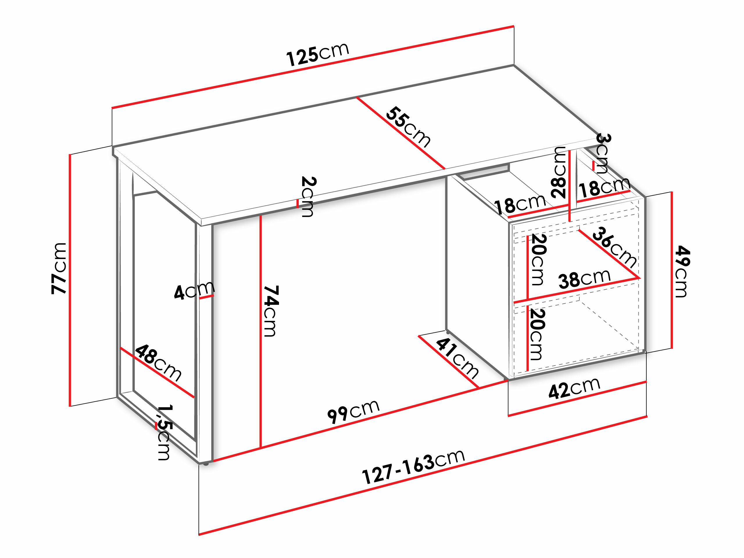 Scrivania da ufficio Tivseva 108