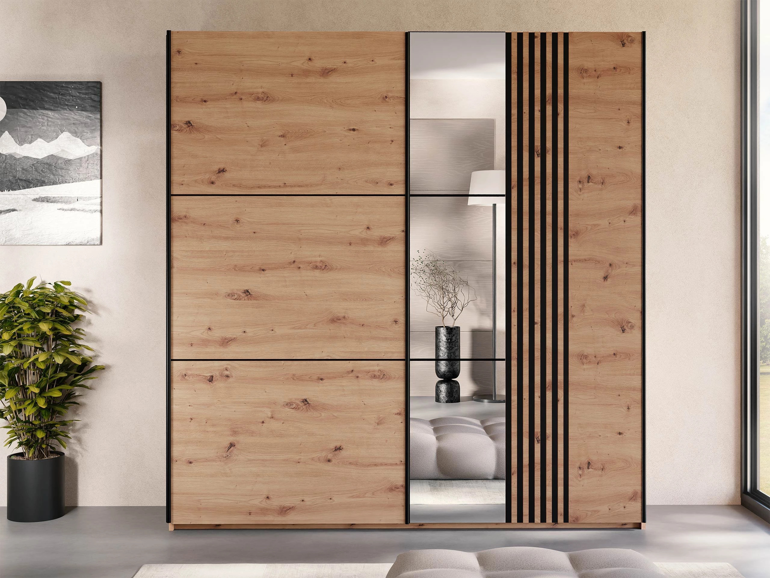 Armadio Honolulu 253 (Rovere Artisan)