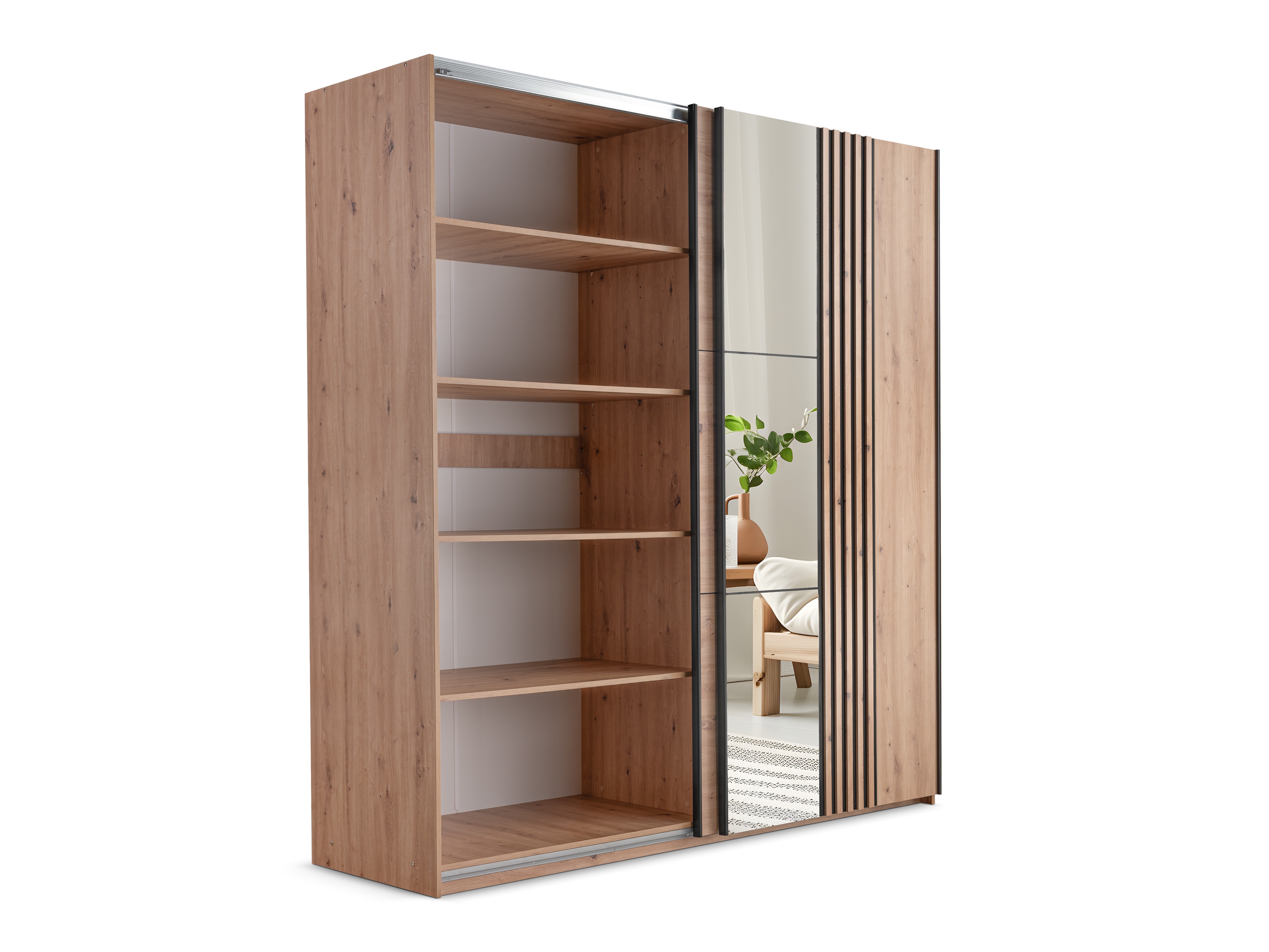 Armadio Honolulu 253 (Rovere Artisan)
