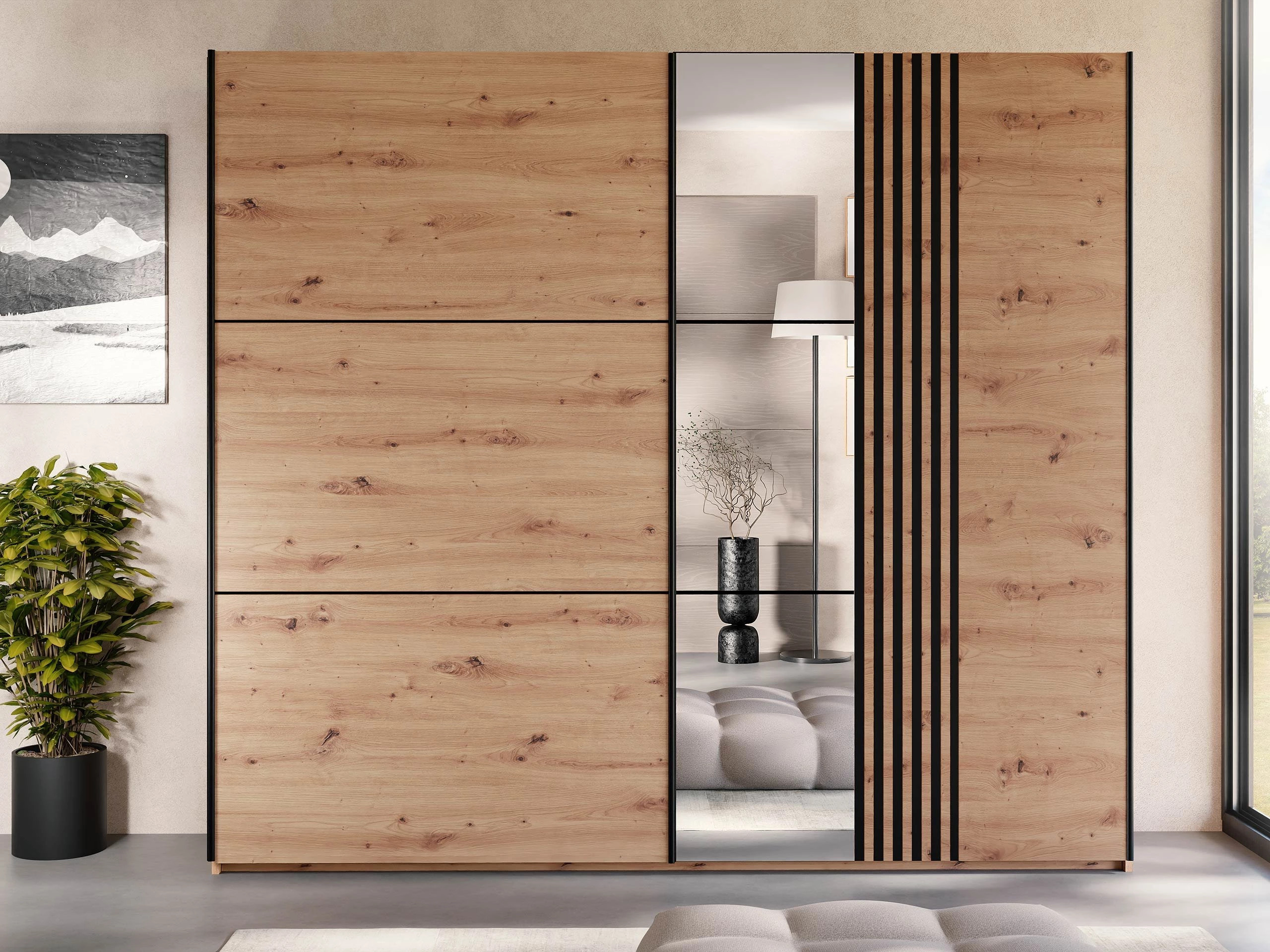 Armadio Honolulu 254 (Rovere Artisan)