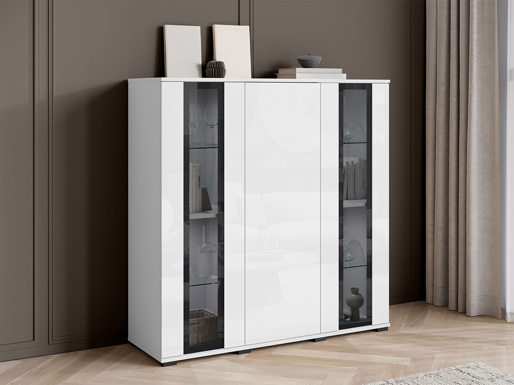 Madia Torcame 100 (Bianco + Bianco lucido)