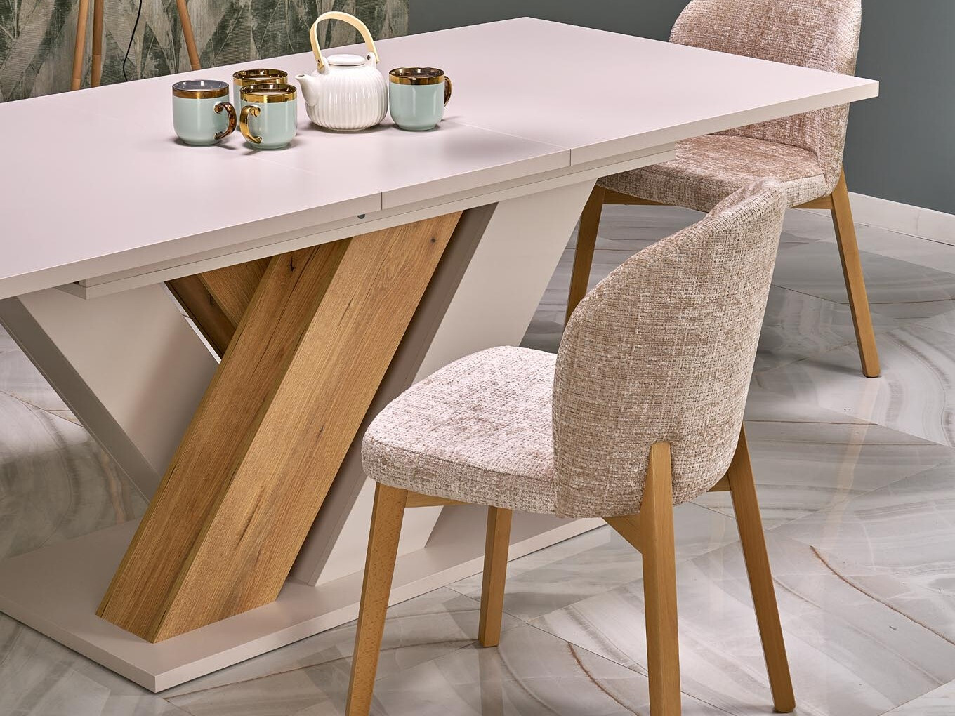 Tavolo Houston 2091 (Cachemire + Rovere cremona)