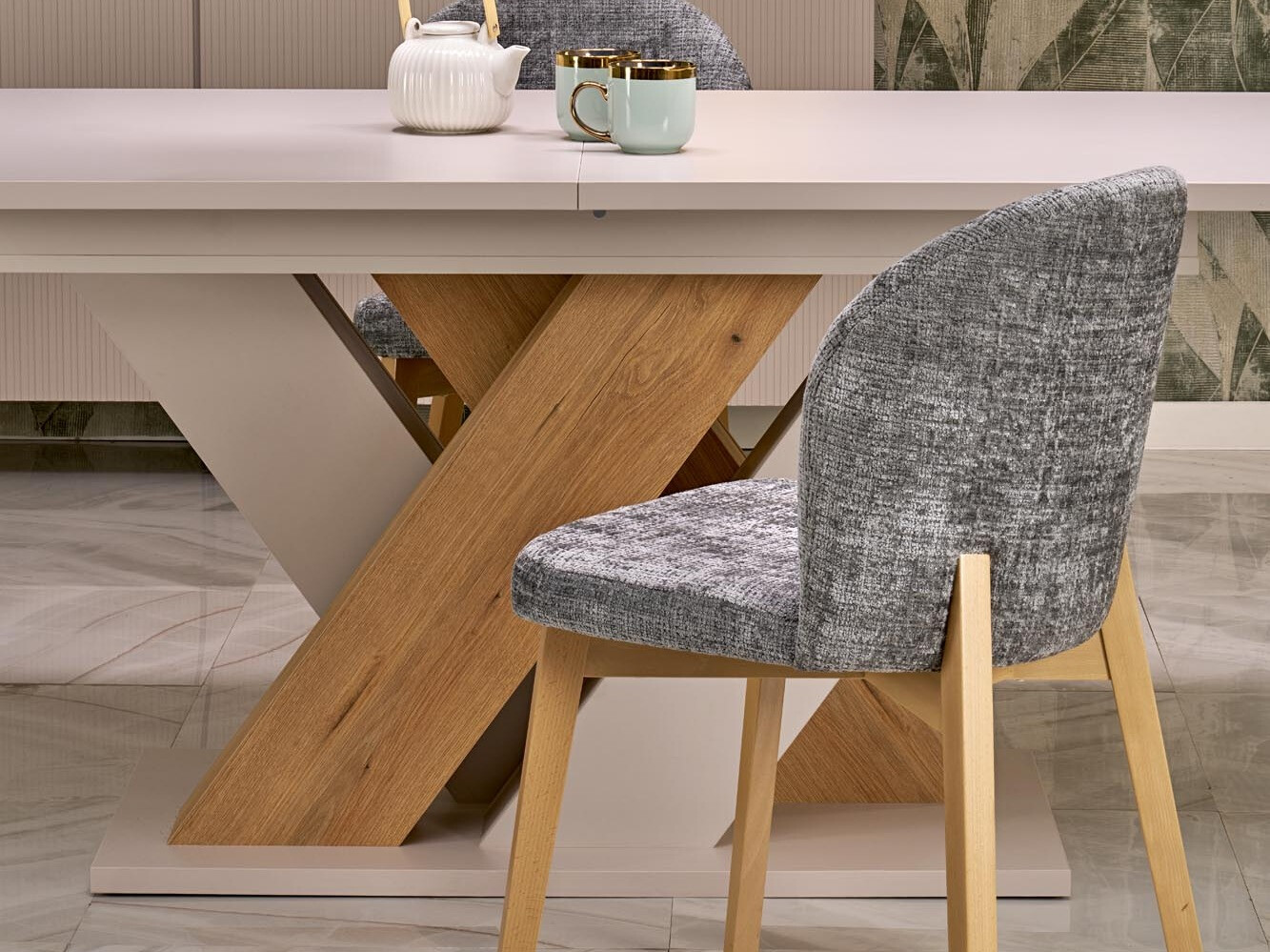 Tavolo Houston 2091 (Cachemire + Rovere cremona)