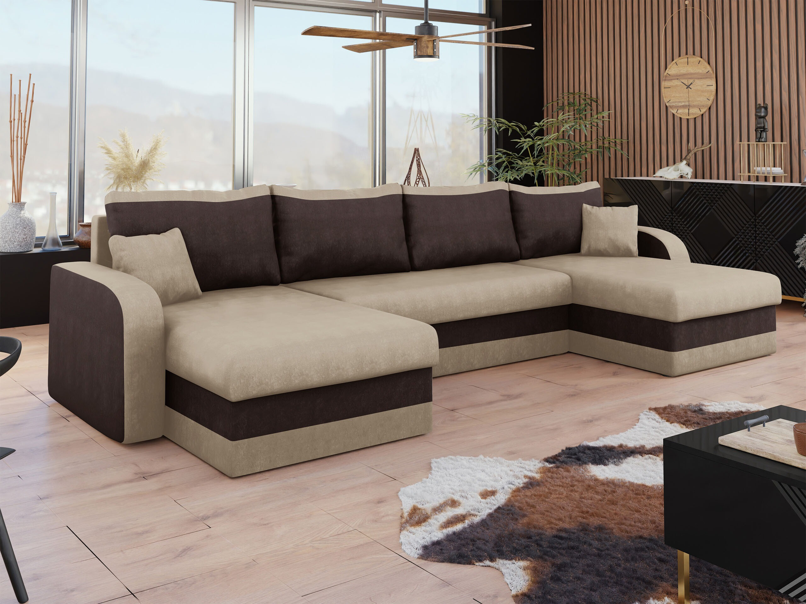 Divano angolare Comfivo Melissa IV (Alova 07 + Alova 68)