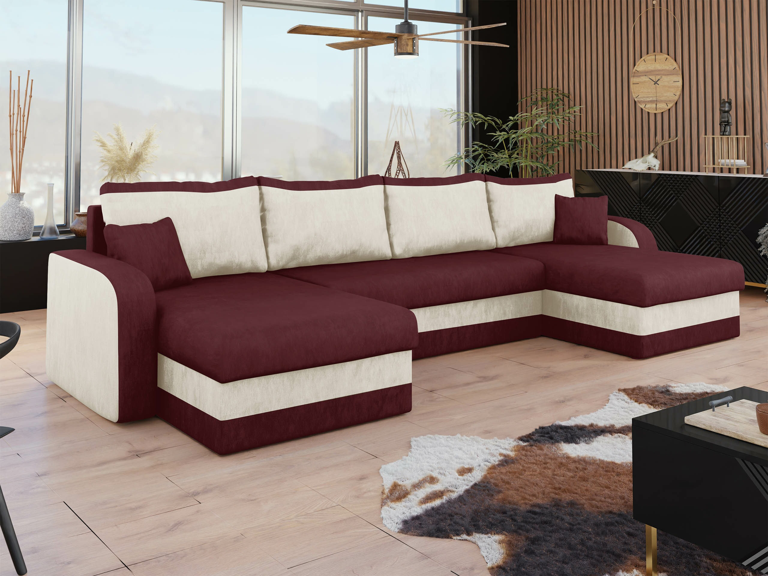 Divano angolare Comfivo Melissa IV (Mikrofaza 25 + Mikrofaza 31)