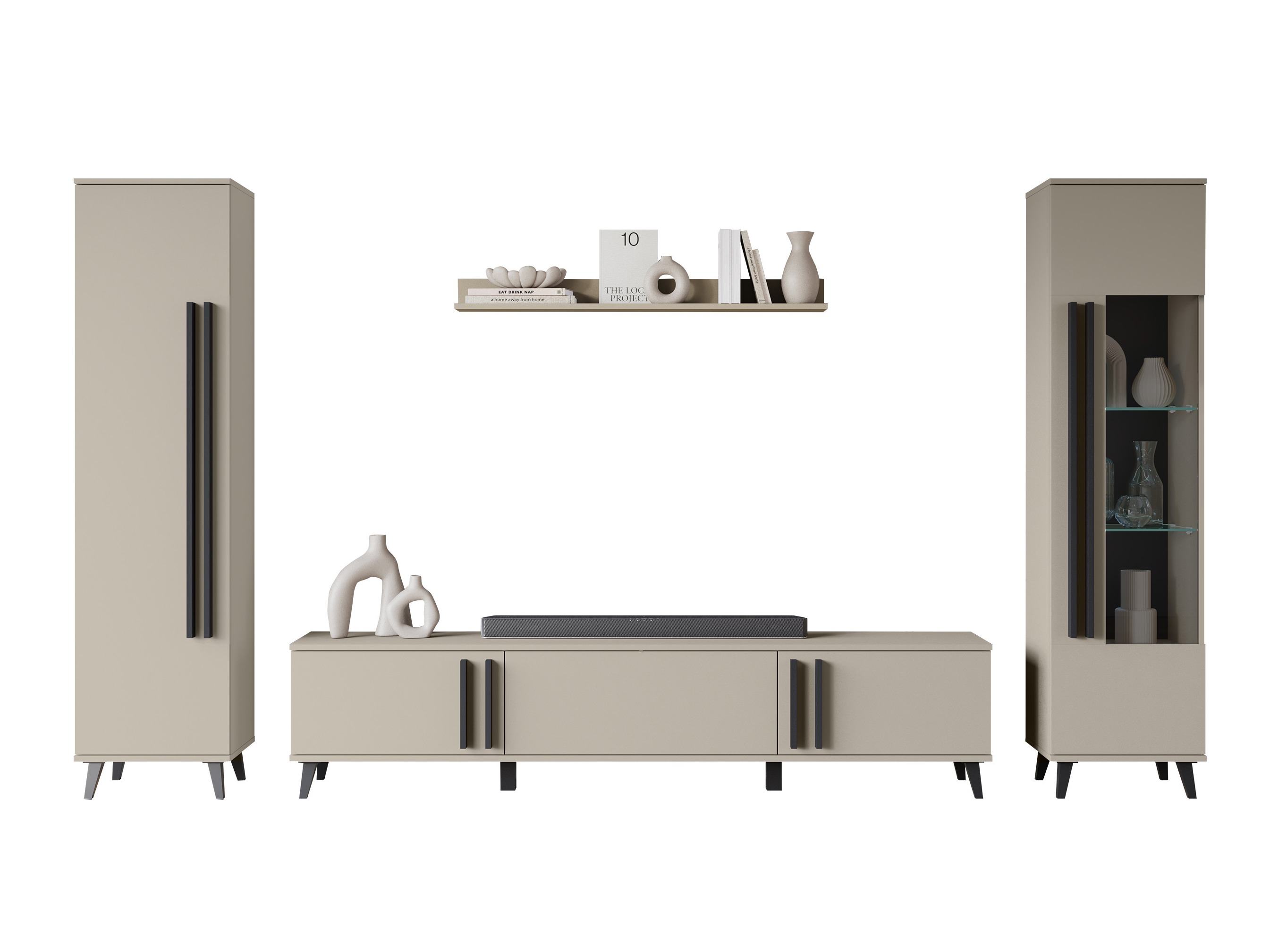 Parete attrezzata Facetor II (Congo)