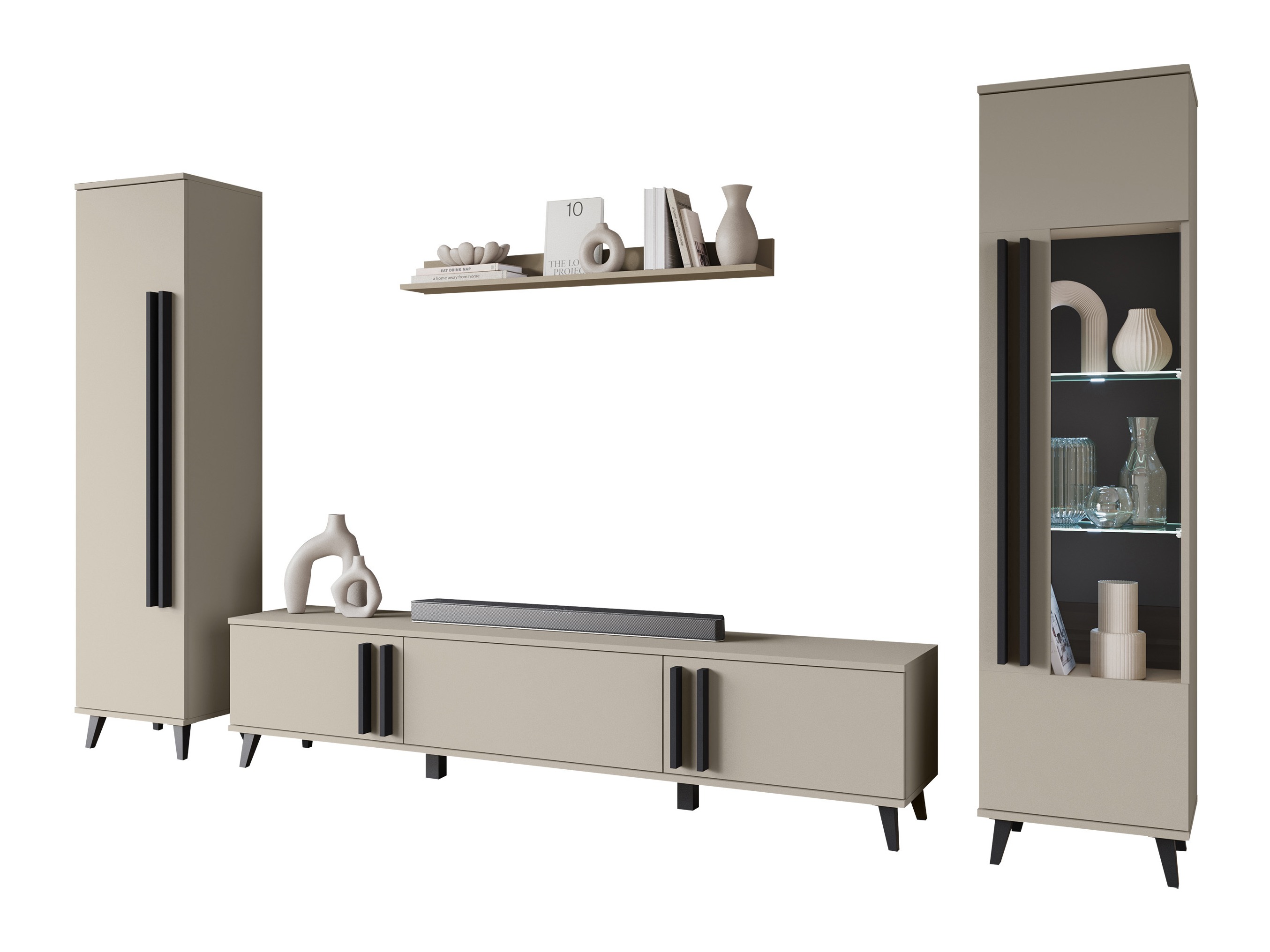 Parete attrezzata Facetor II (Congo)