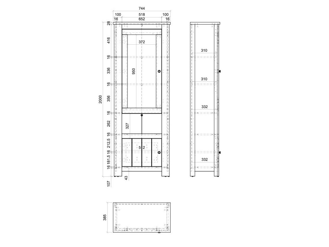 Parete attrezzata Mirtalo 114