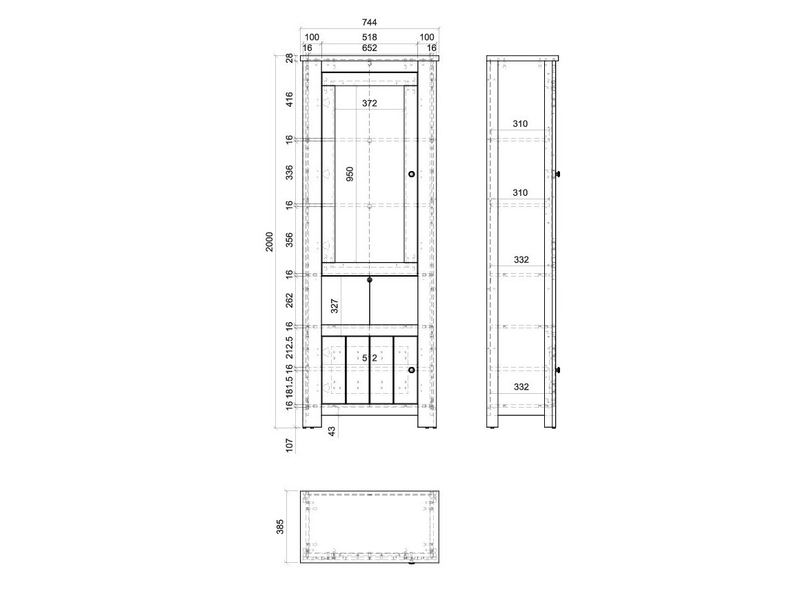 Scaffale Mirtalo 109