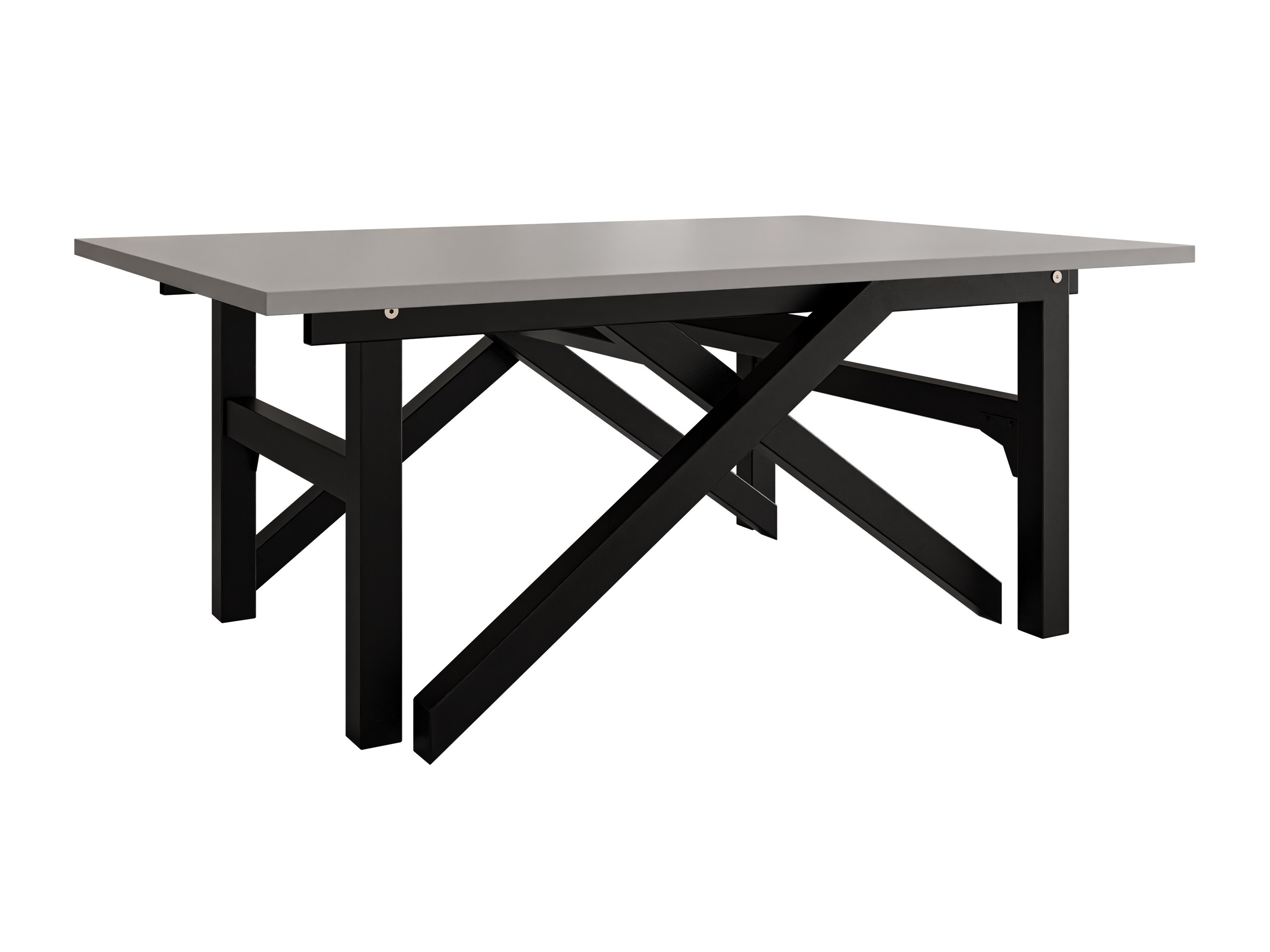 Tavolino trasformabile Oswego 151 (Grafite + Nero)