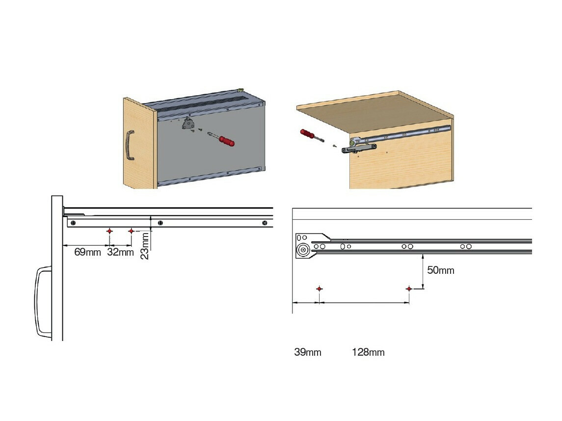 Freni per cassetti Ati 168