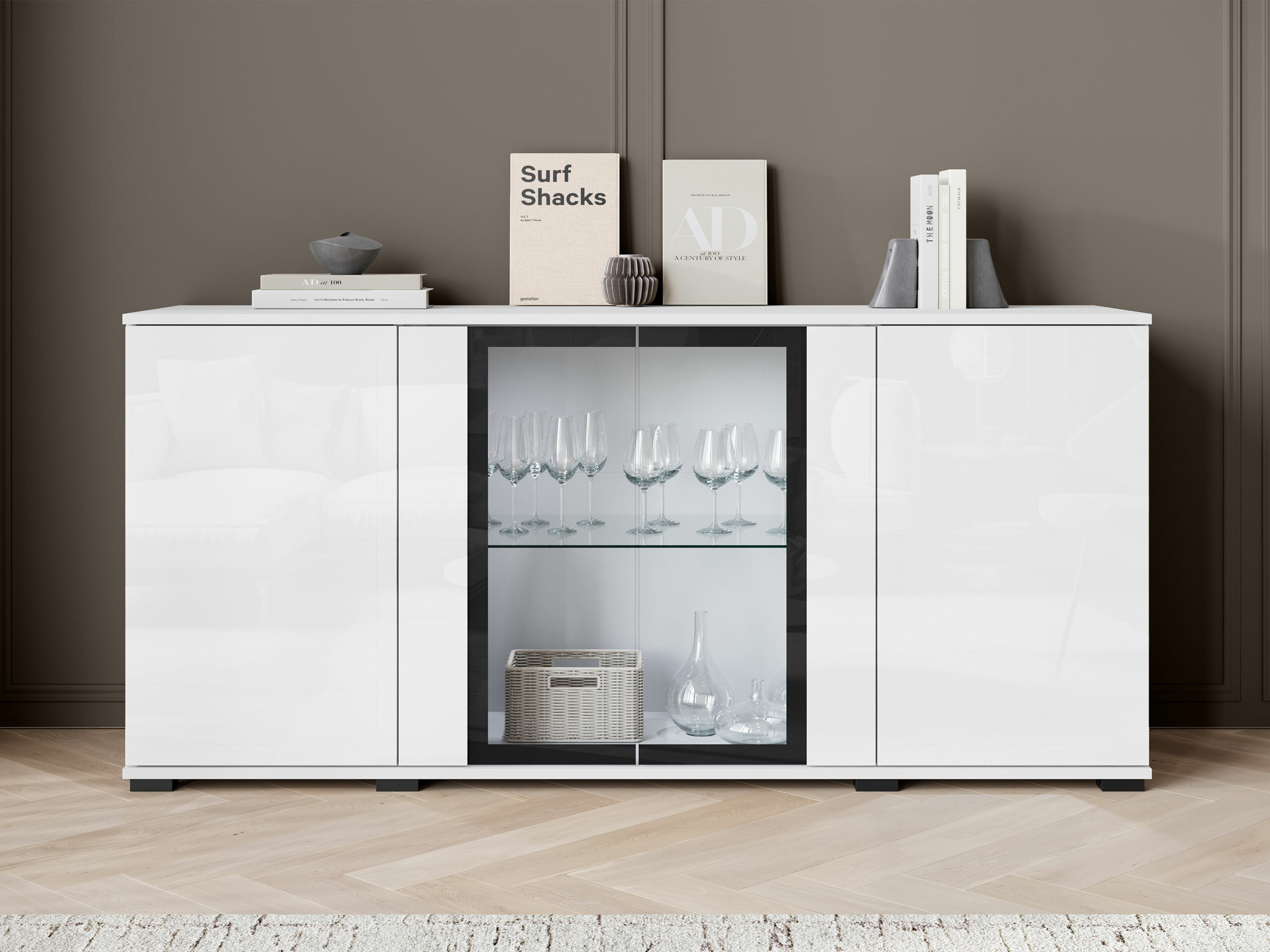 Madia Torcame 102 (Bianco + Bianco lucido)