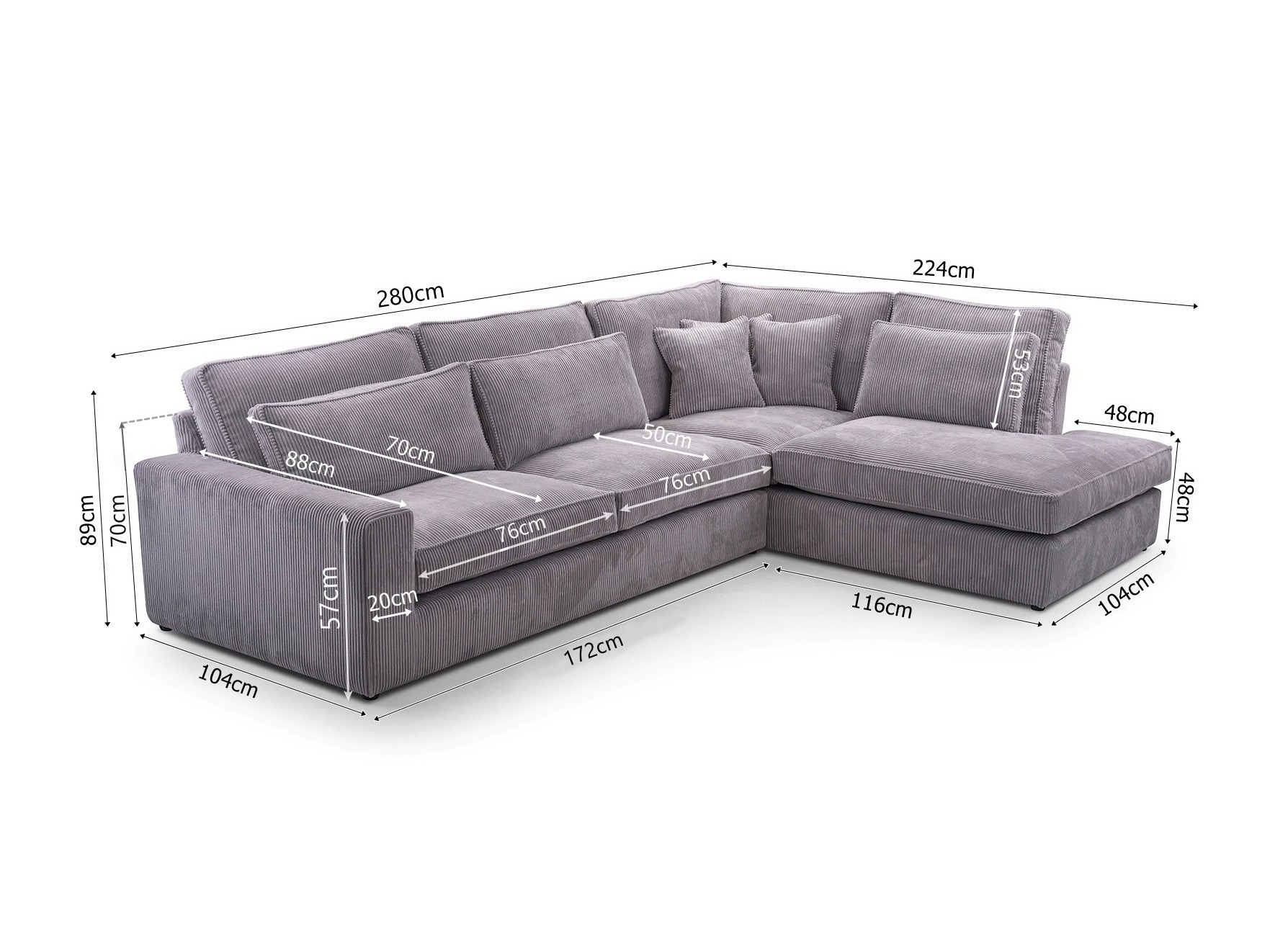 Divano angolare Somava 101 (Lincoln 61)