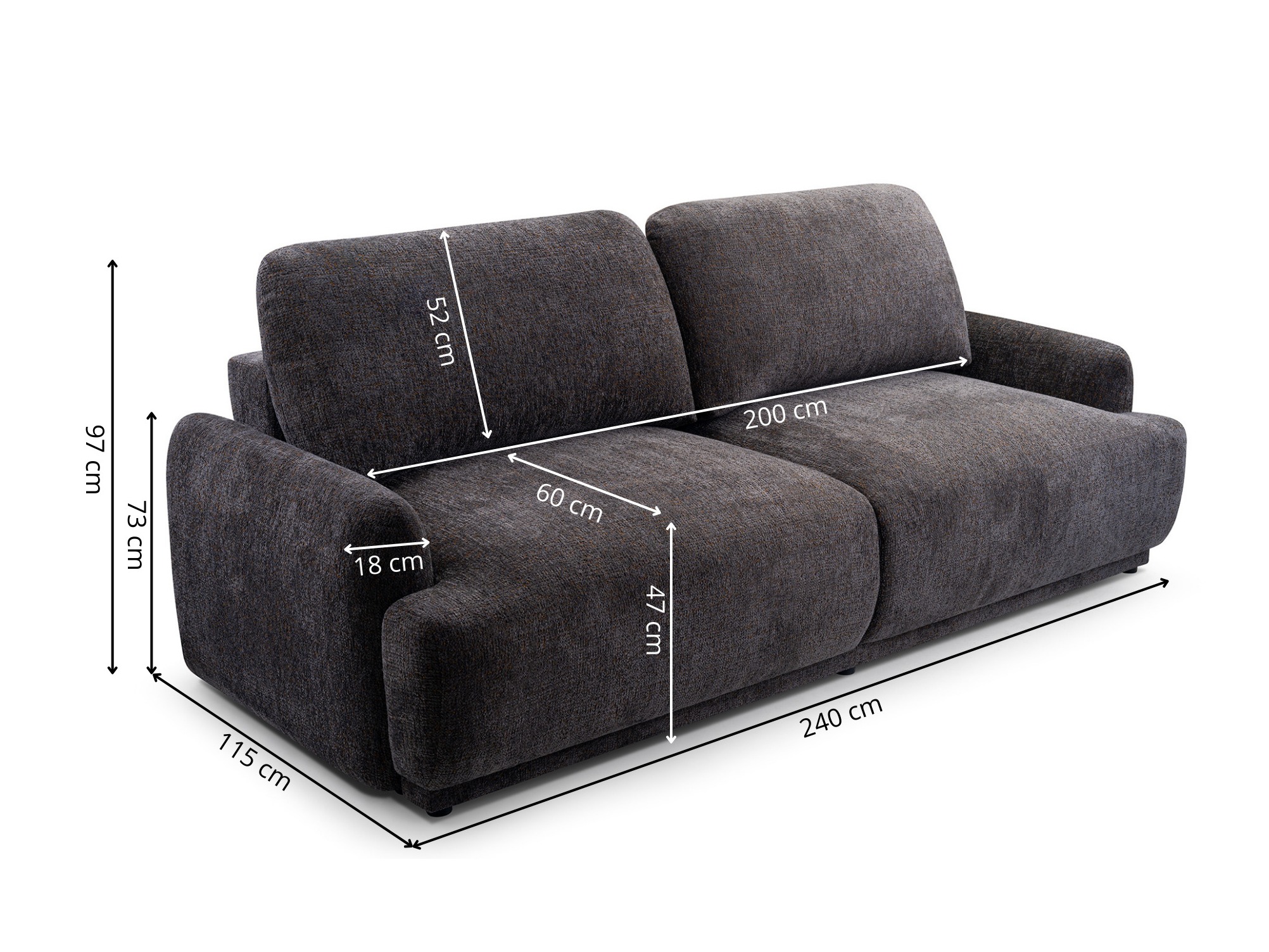 Divano letto Lufkin 113 (Bello 05)