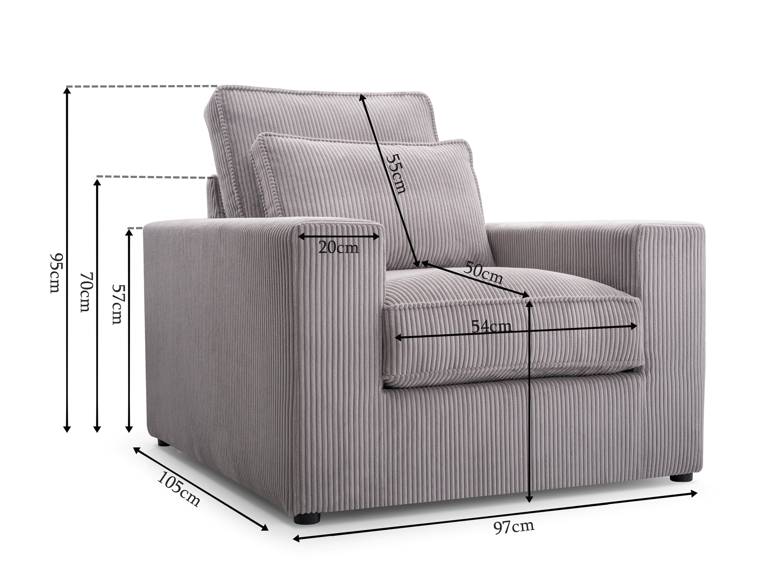 Poltrona Lufkin 140