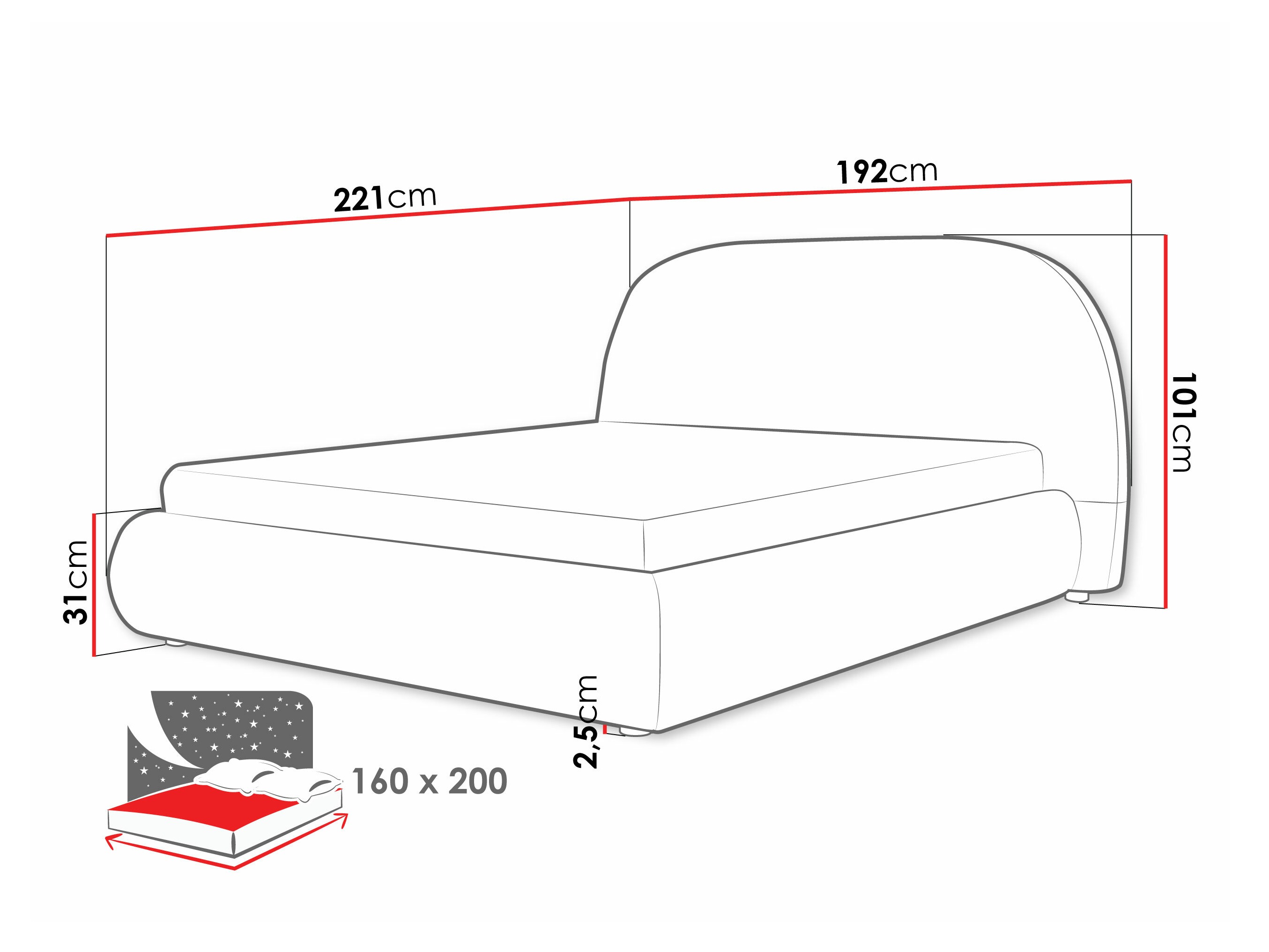 Letto Comfivo 501 (Quelle 03)