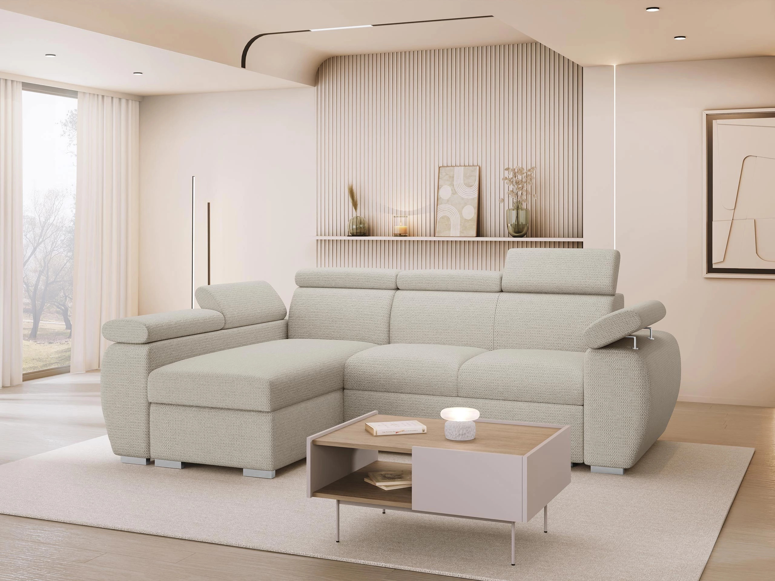 Divano angolare Columbus 132 (Aragon 03)