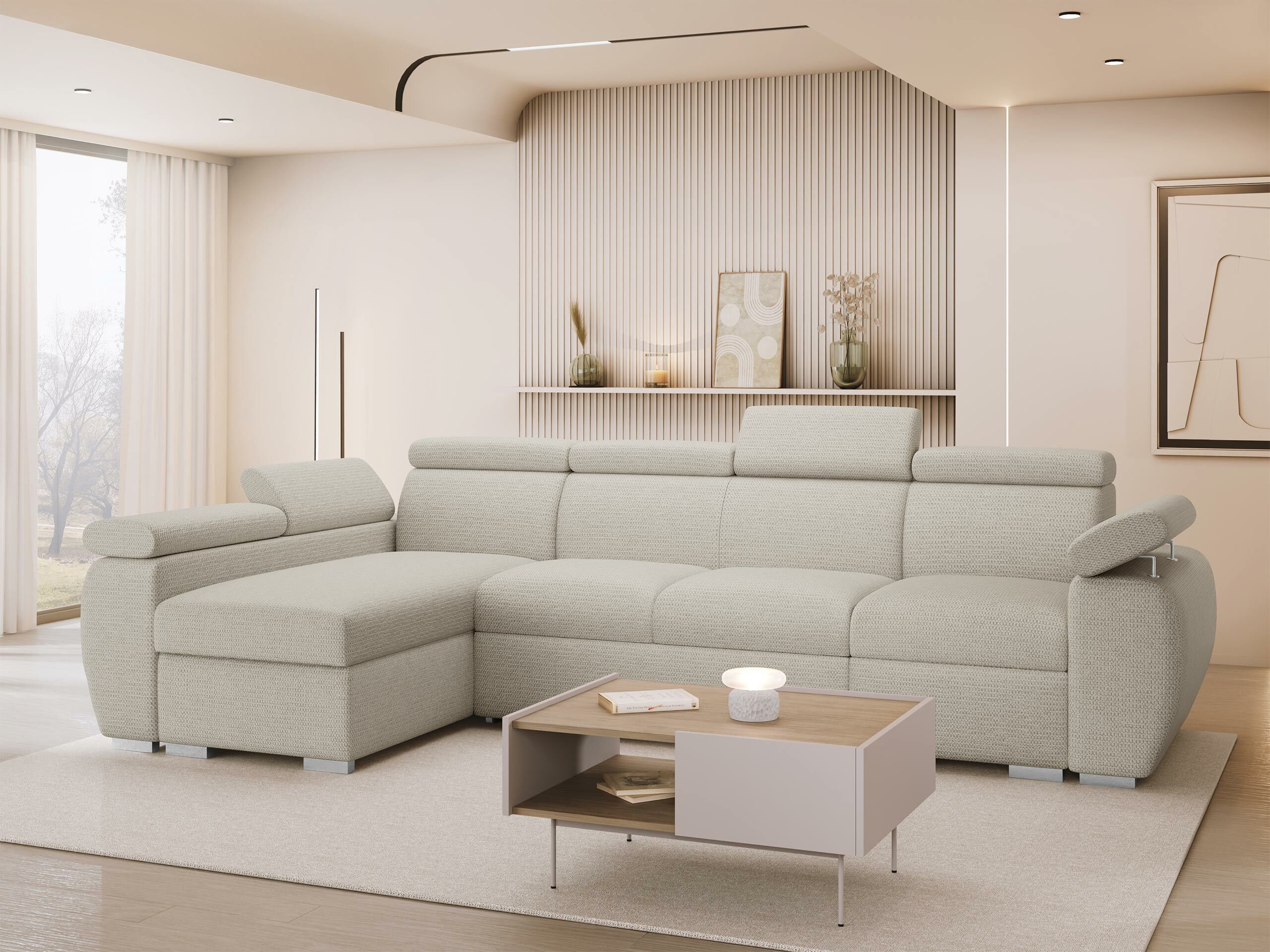 Divano angolare Columbus 227 (Aragon 03)