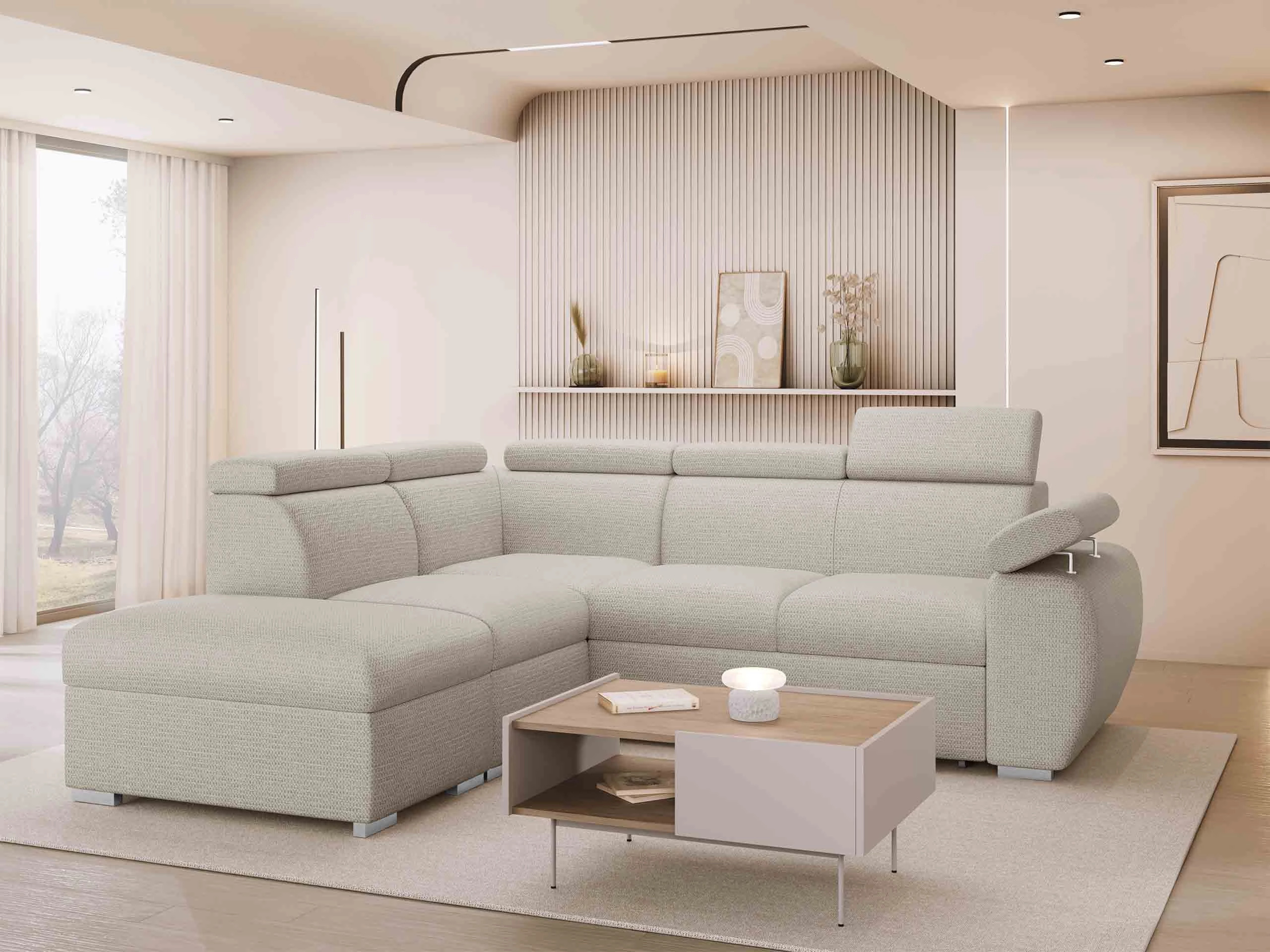 Divano angolare Columbus 228 (Aragon 03)