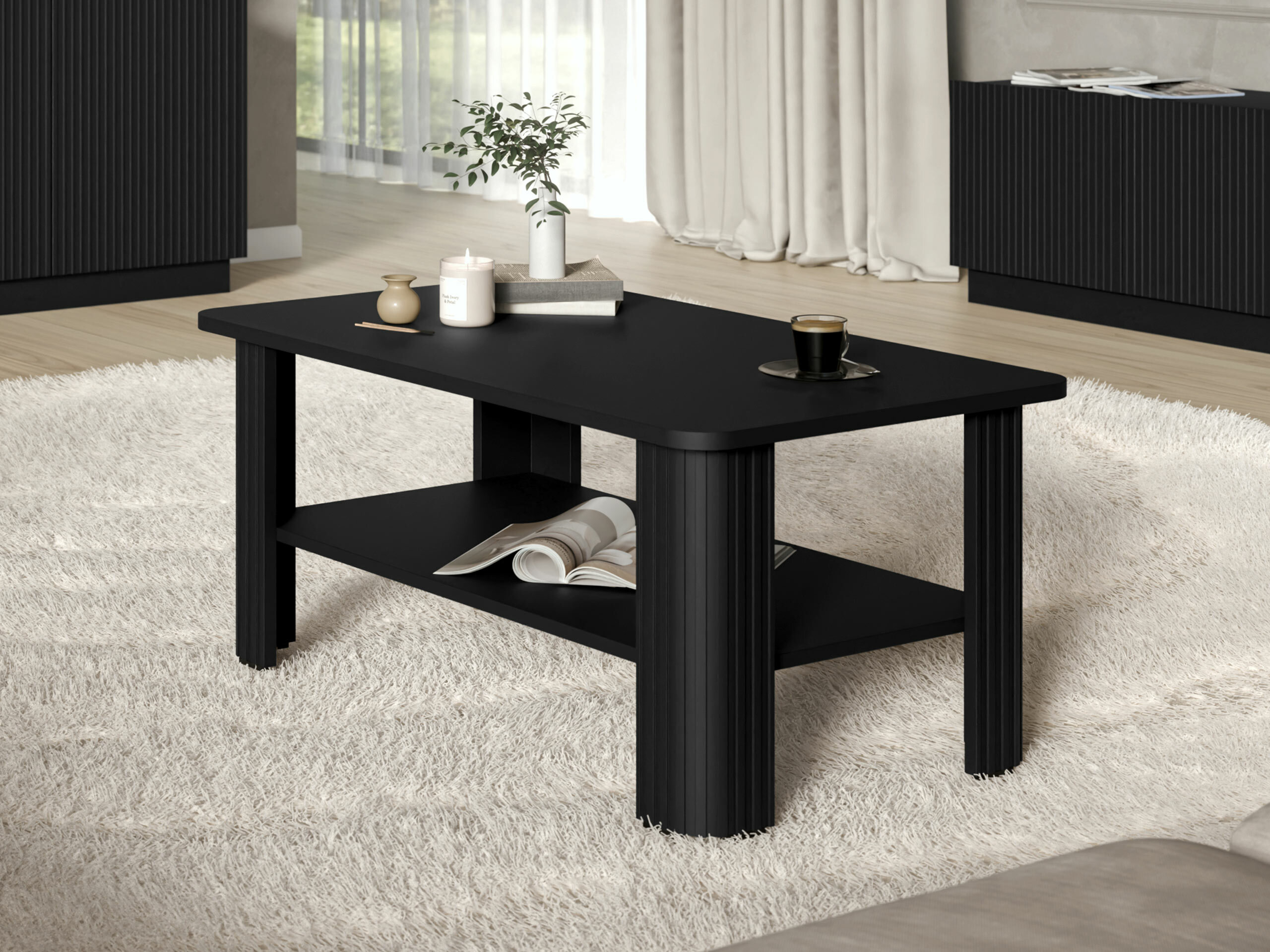 Tavolino da caffè Charlotte 213 (Nero)