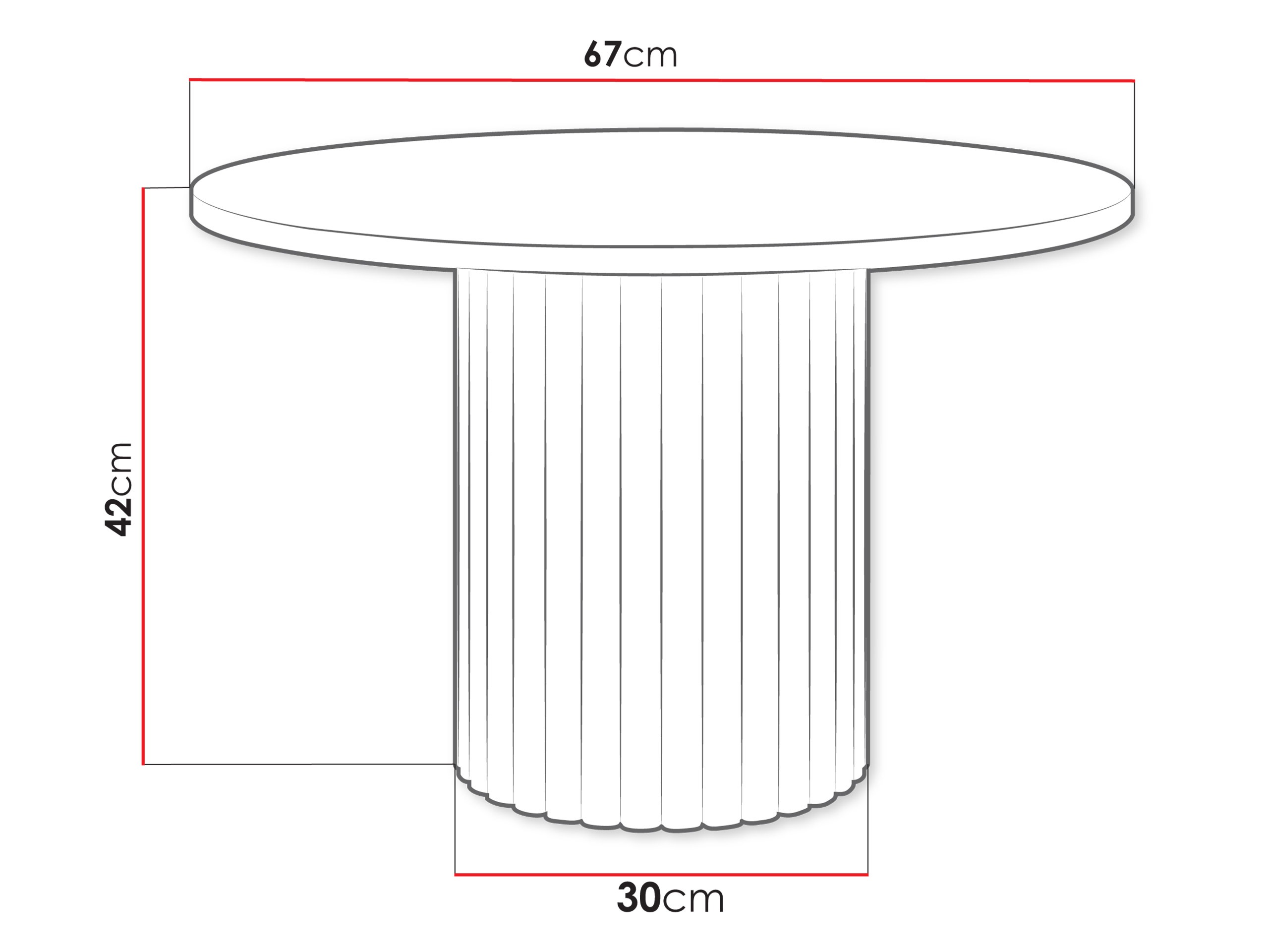 Tavolino da caffè Dearborn 107 (Cachemire)