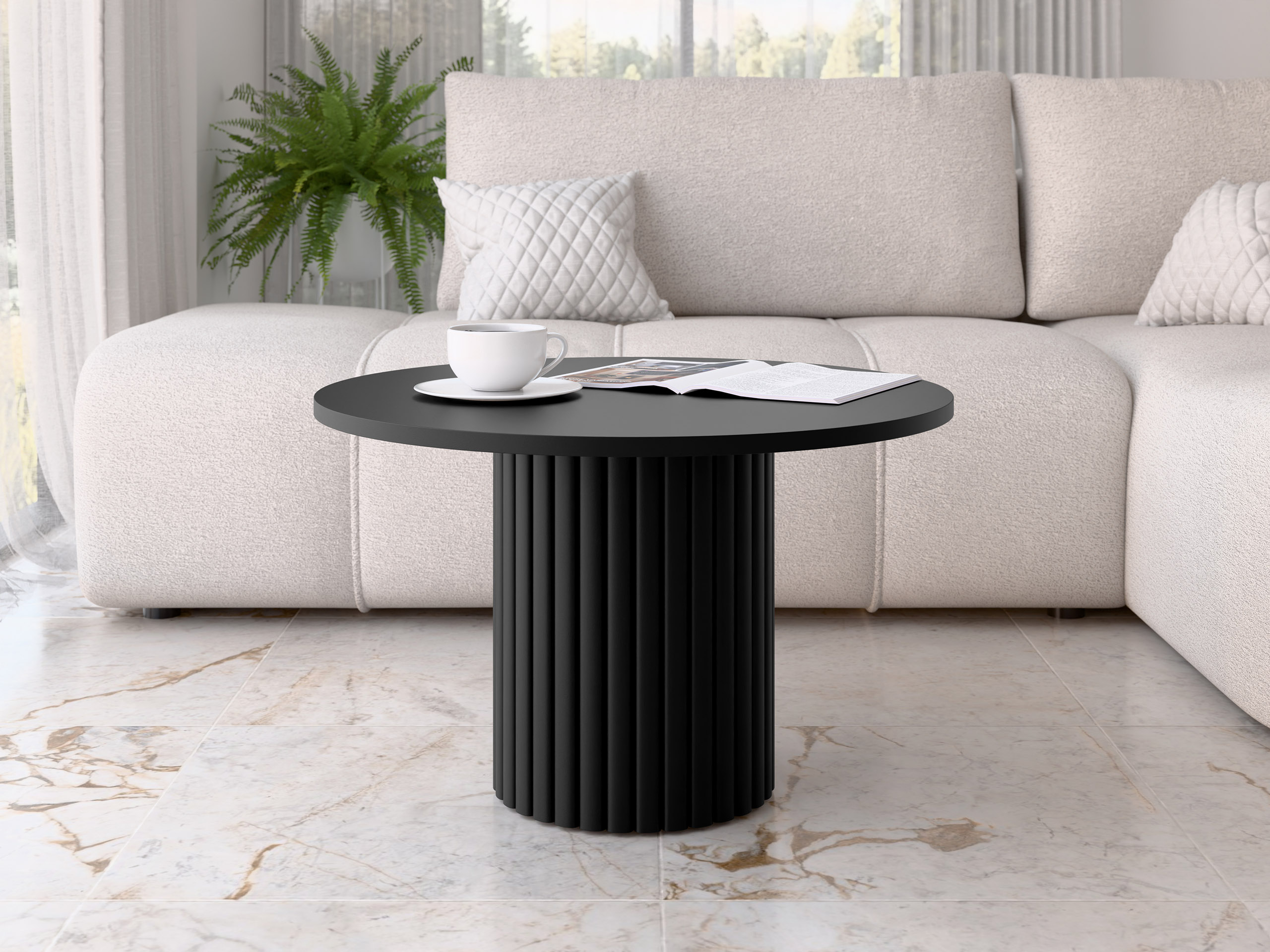Tavolino da caffè Dearborn 107 (Nero)