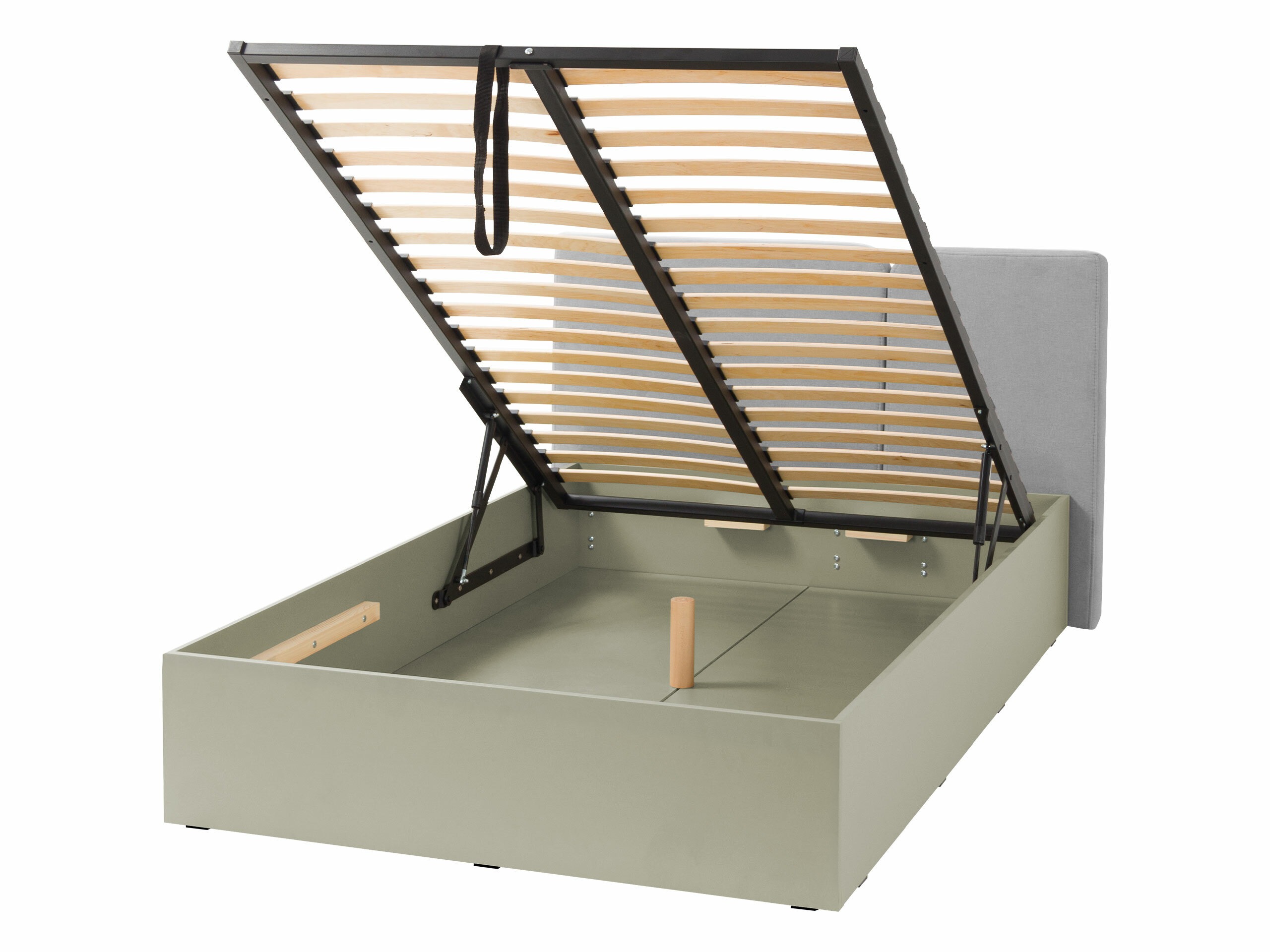 Letto Fiosono 112 (Verde polveroso + Quercia)