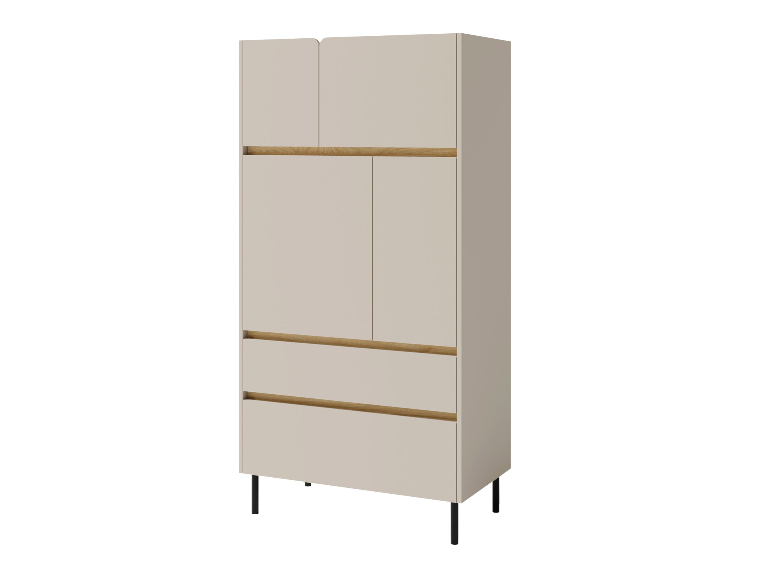 Scaffale Fiosono 104 (Beige + Rovere chiaro)