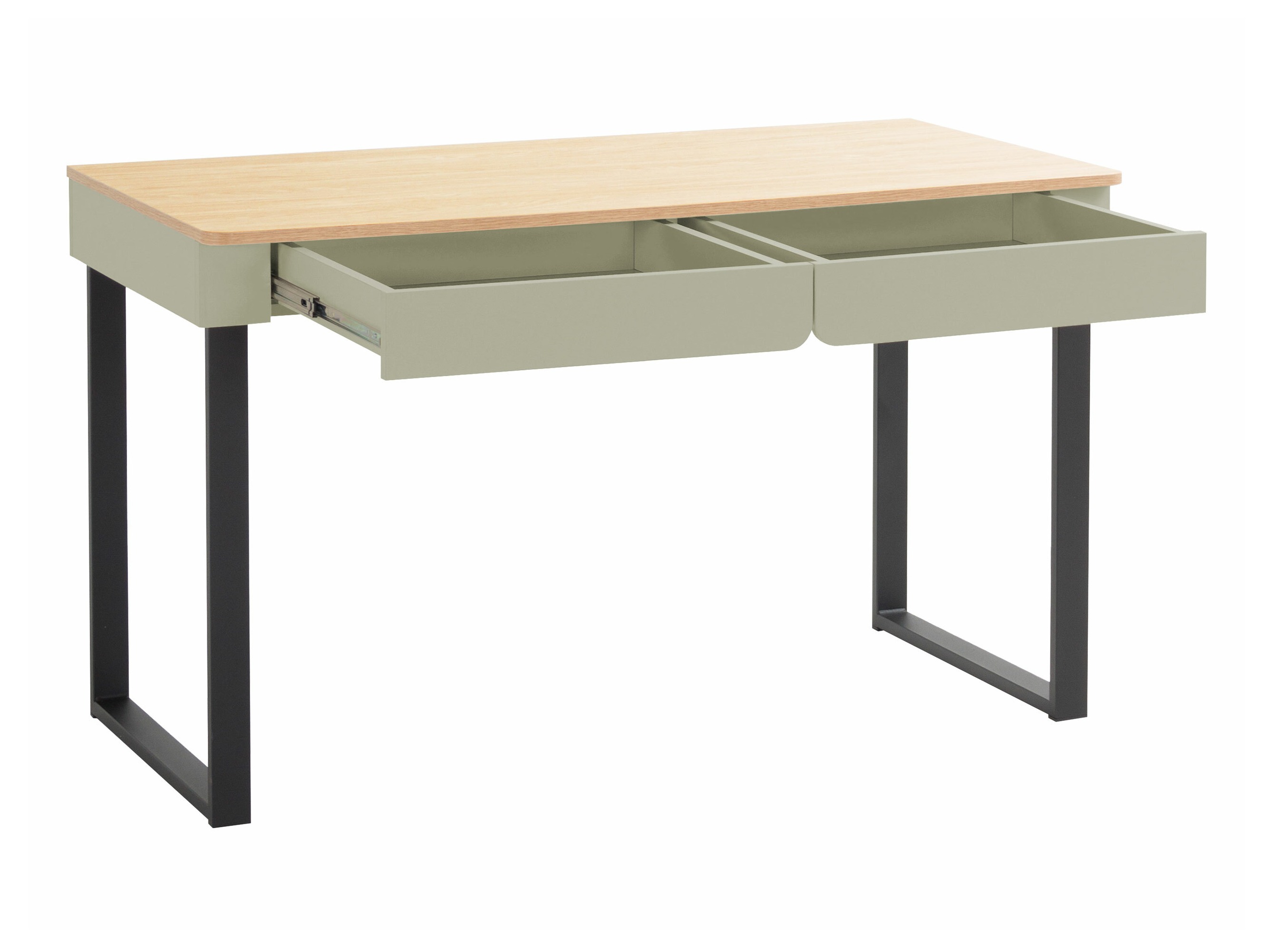 Scrivania da ufficio Fiosono 109 (Beige + Rovere chiaro)