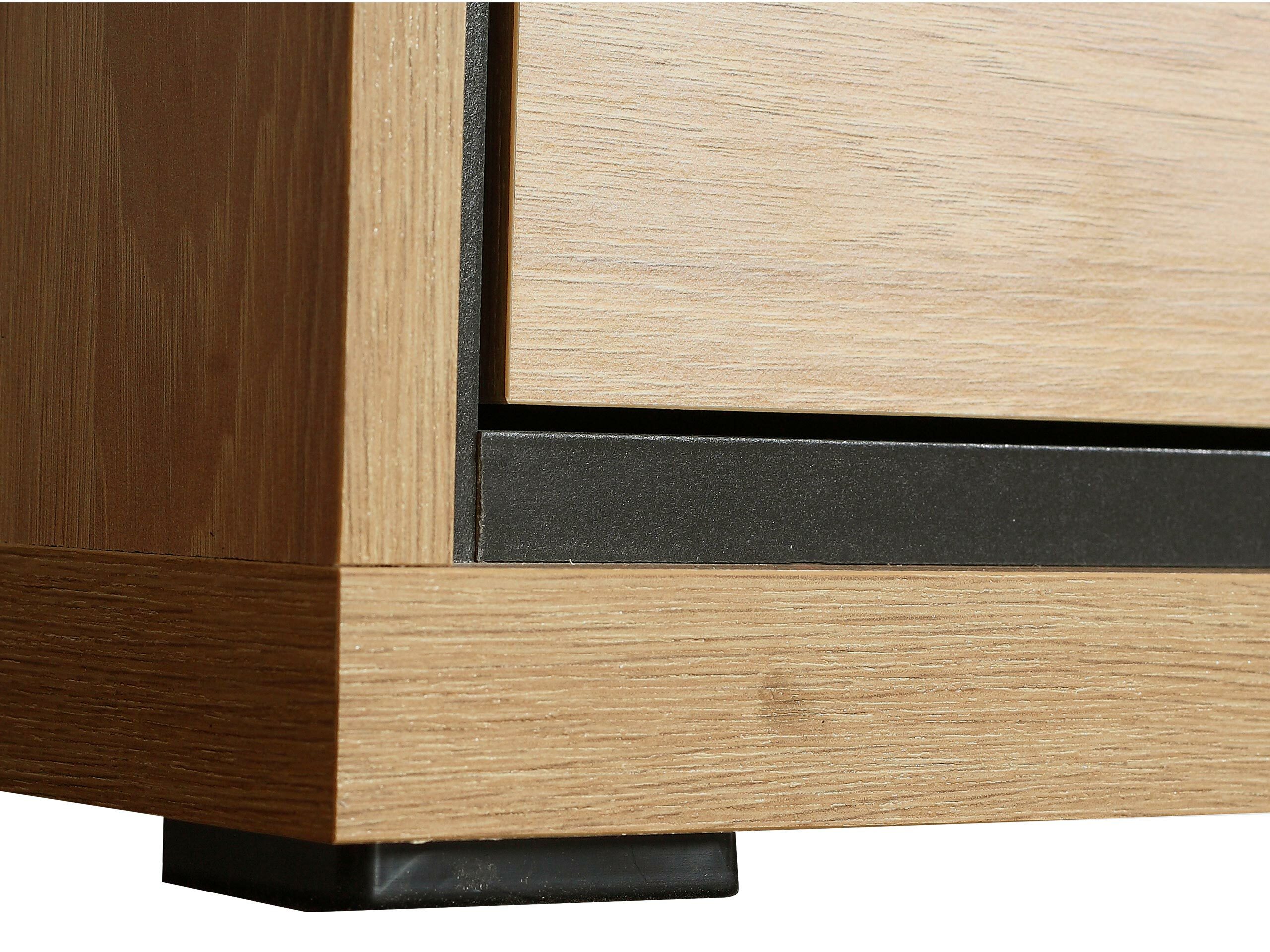 Angolo cassettiera Etrmoni 106 (Luminoso legno + Quercia)