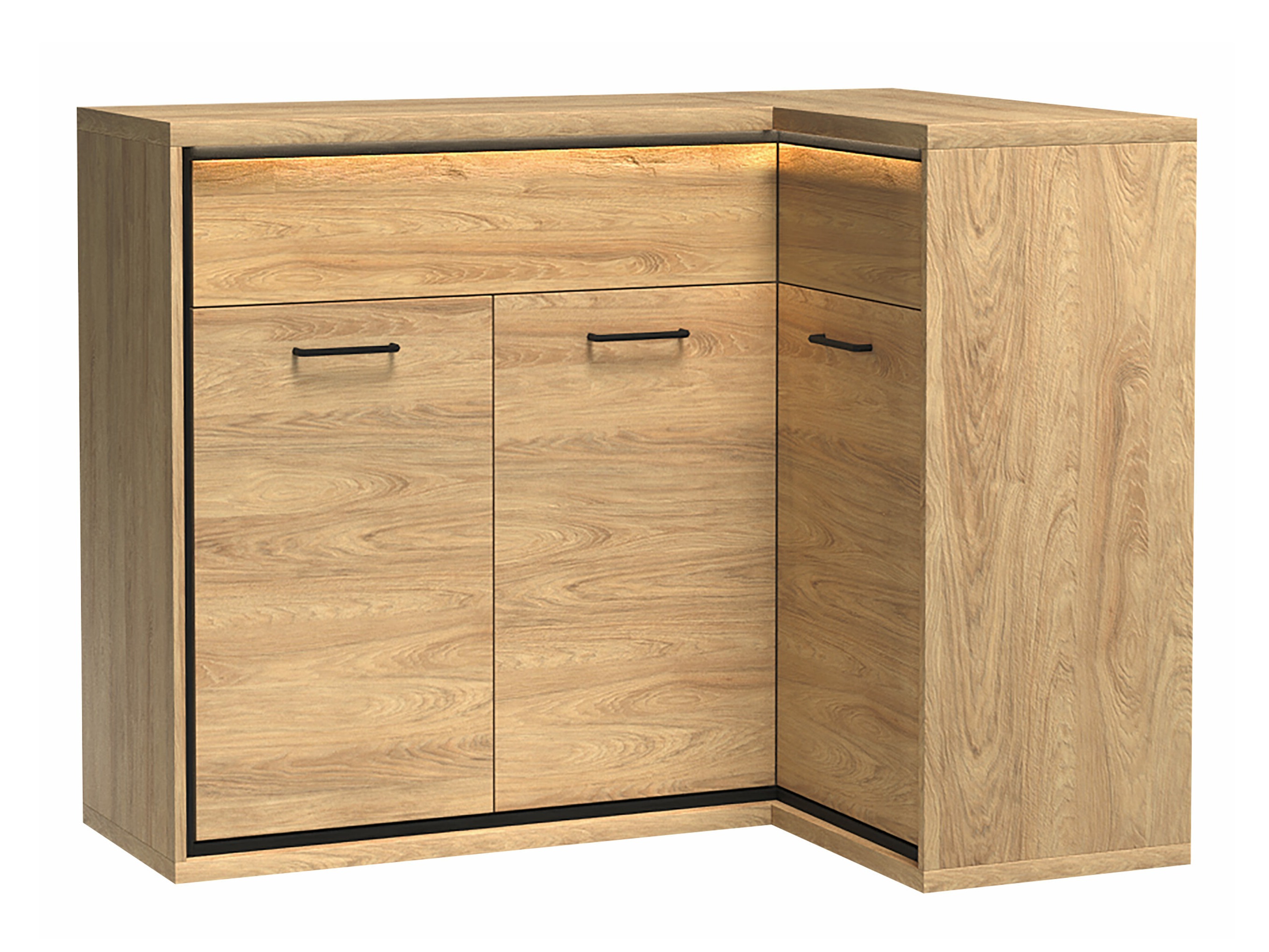 Angolo cassettiera Etrmoni 106 (Luminoso legno)