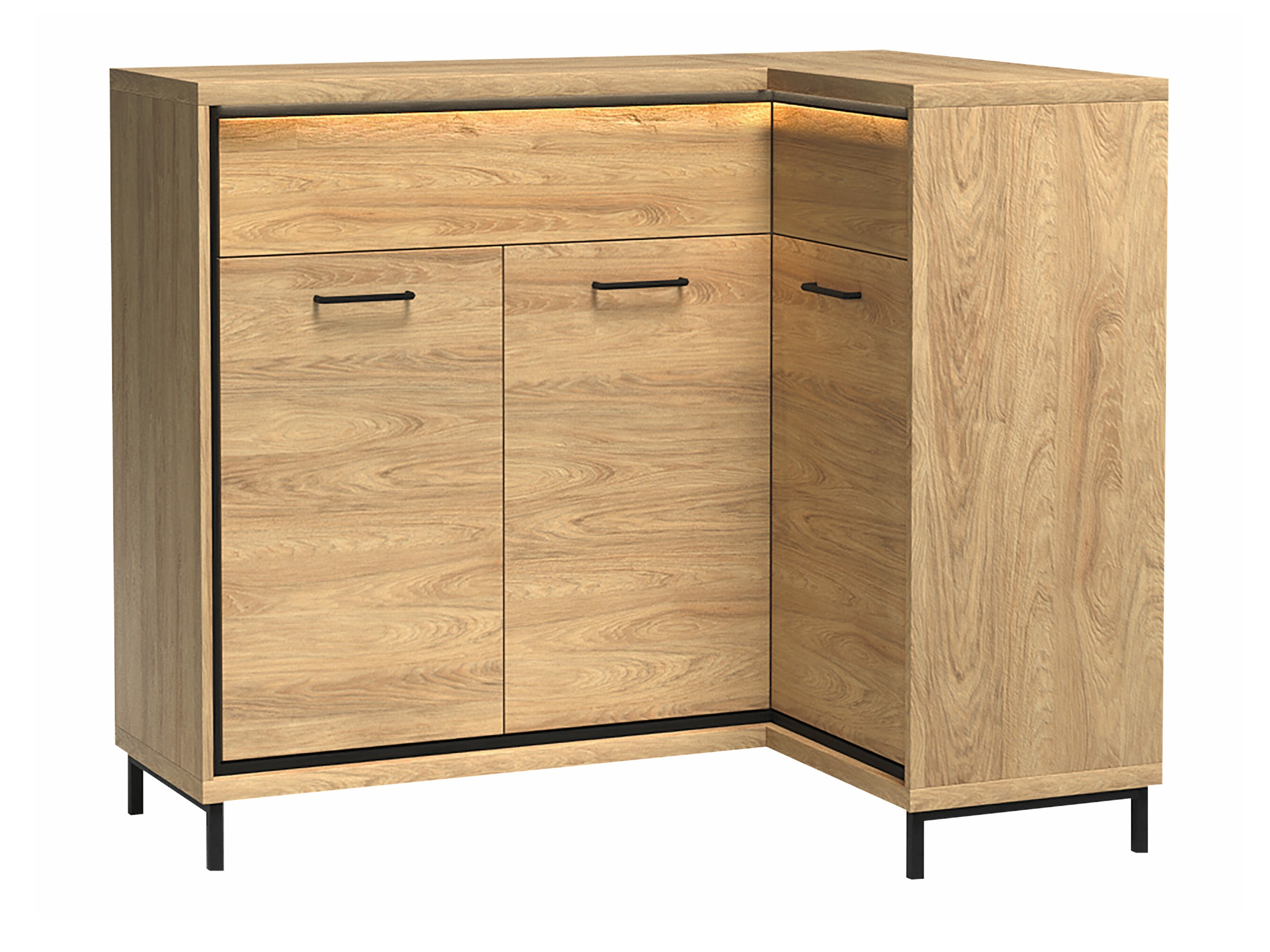 Angolo cassettiera Etrmoni 106 (Luminoso legno)