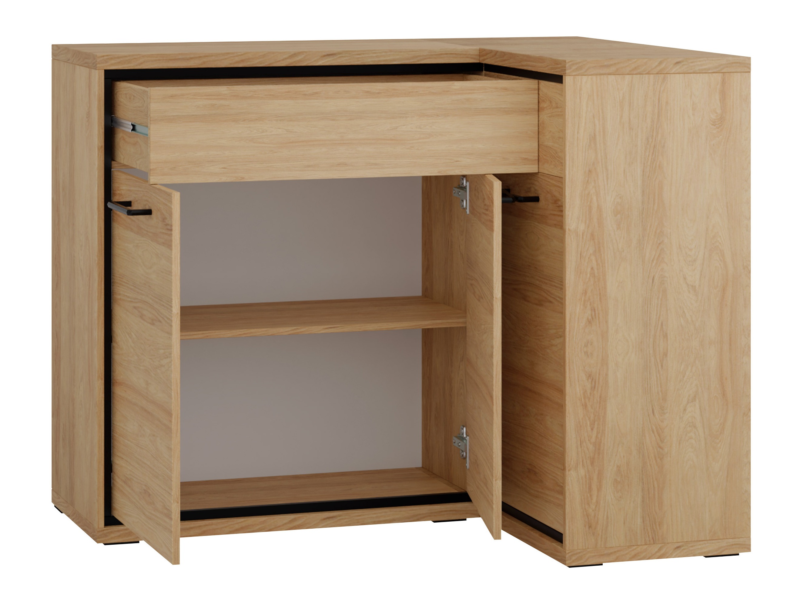 Angolo cassettiera Etrmoni 106 (Luminoso legno)