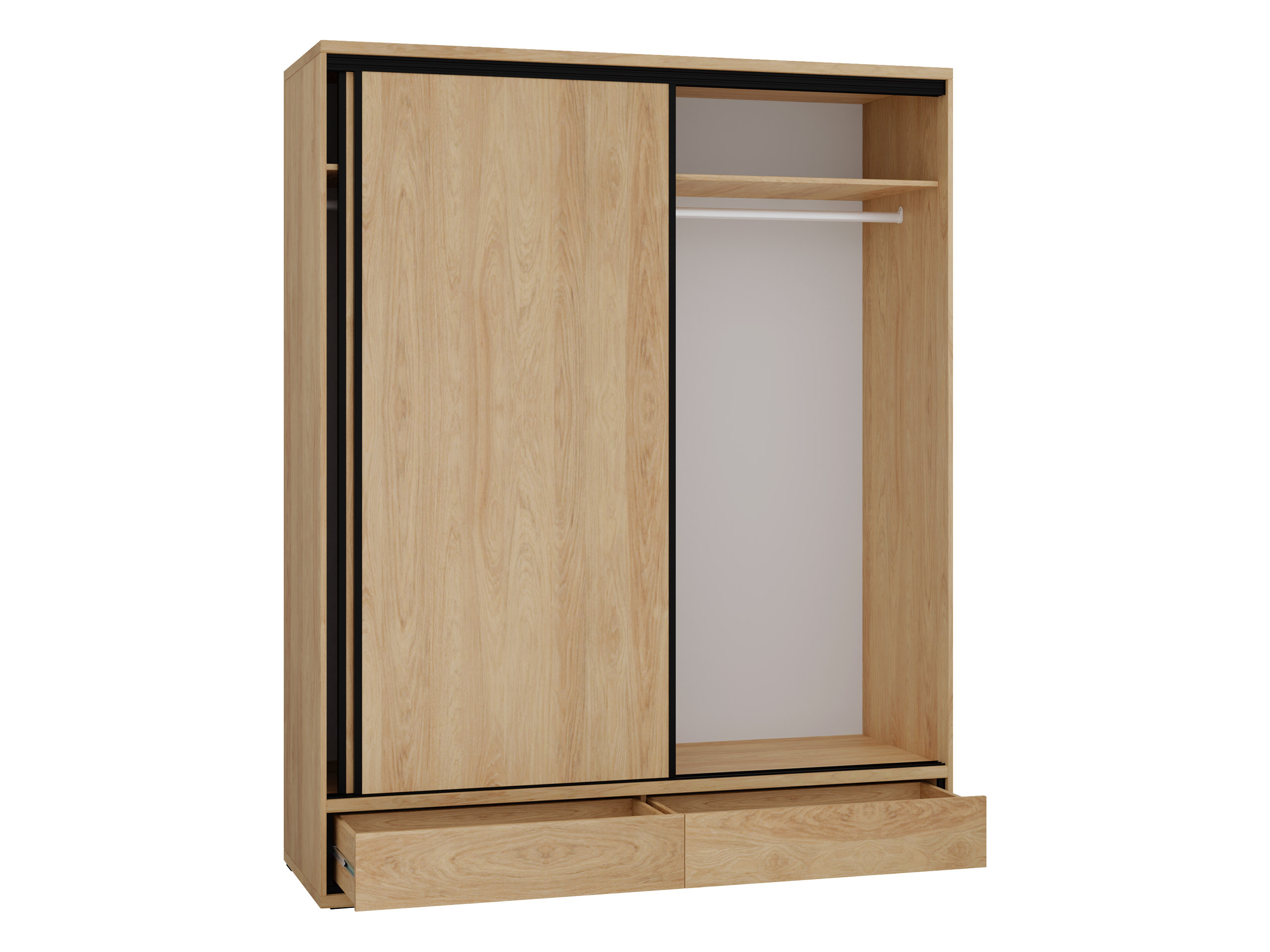 Armadio Etrmoni 109 (Luminoso legno + Quercia)