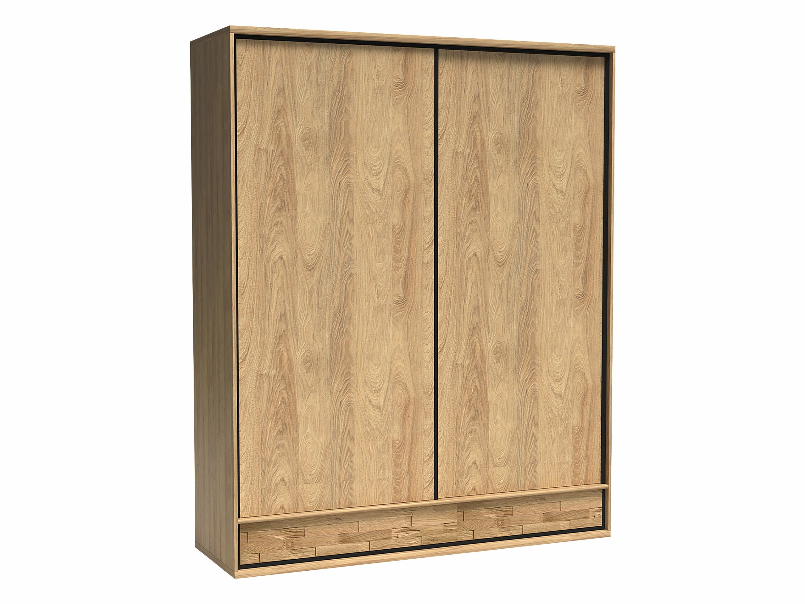 Armadio Etrmoni 109 (Luminoso legno + Quercia)