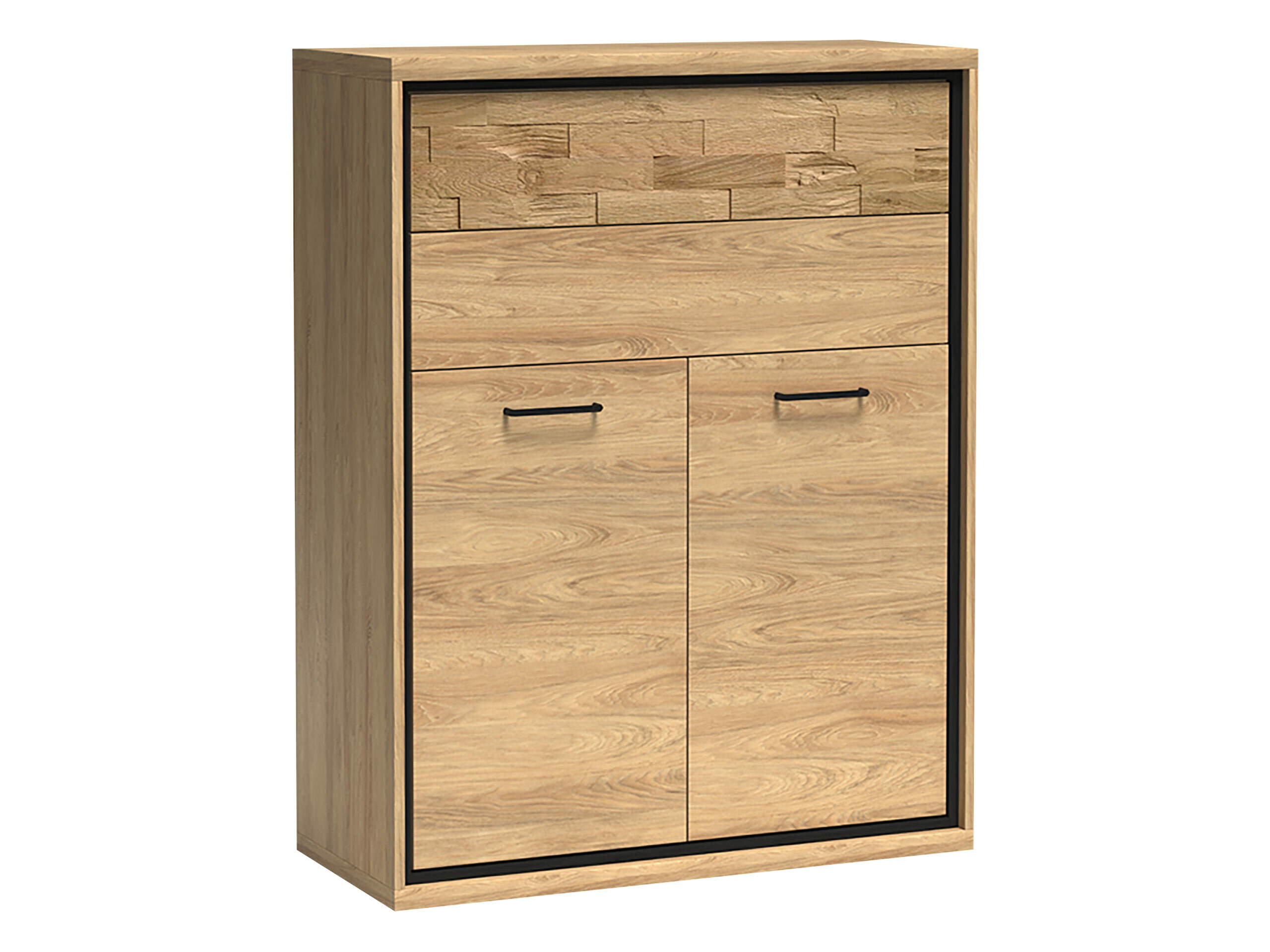 Cassettiera Etrmoni 103 (Luminoso legno + Quercia)