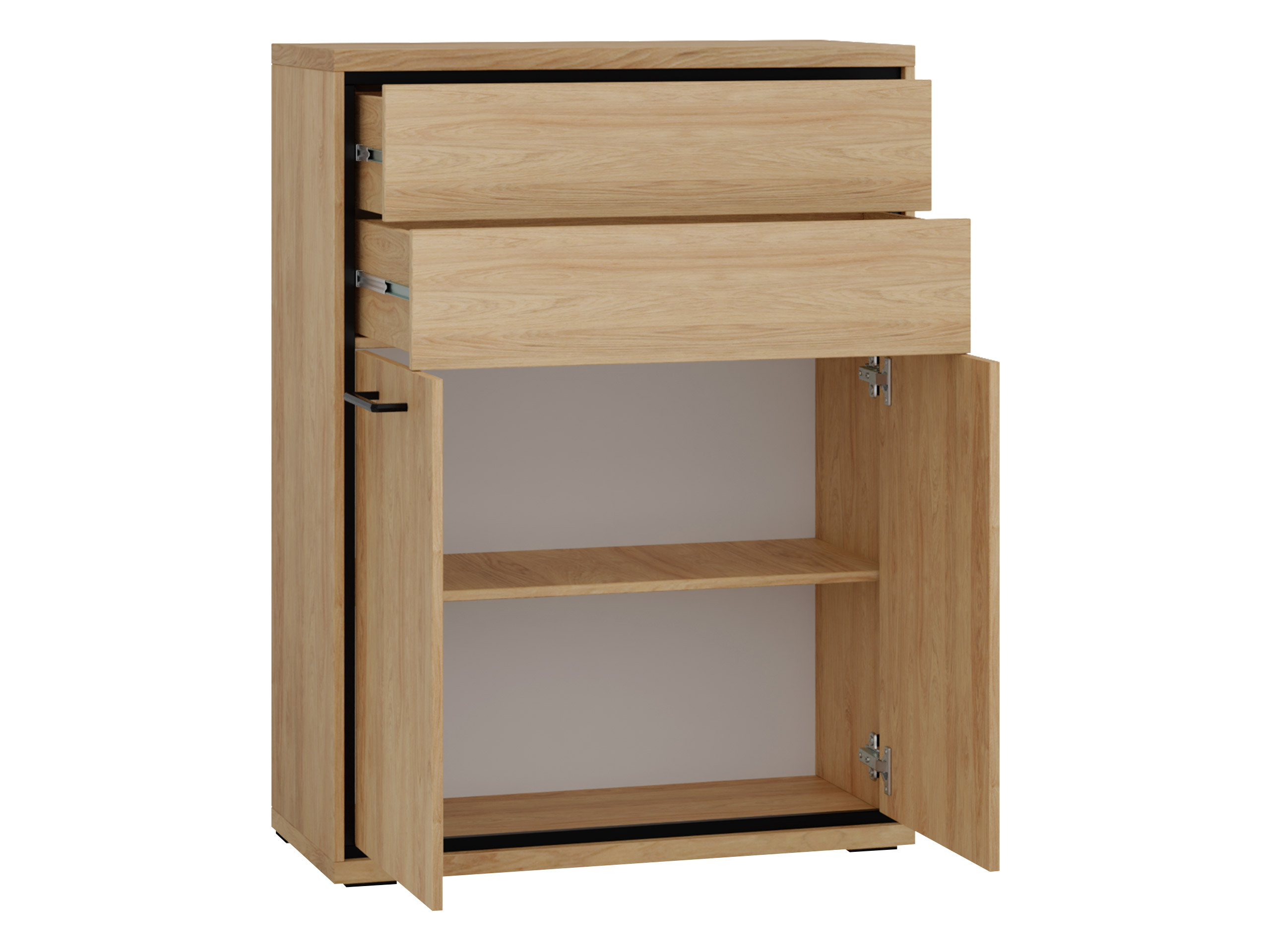 Cassettiera Etrmoni 103 (Luminoso legno + Quercia)
